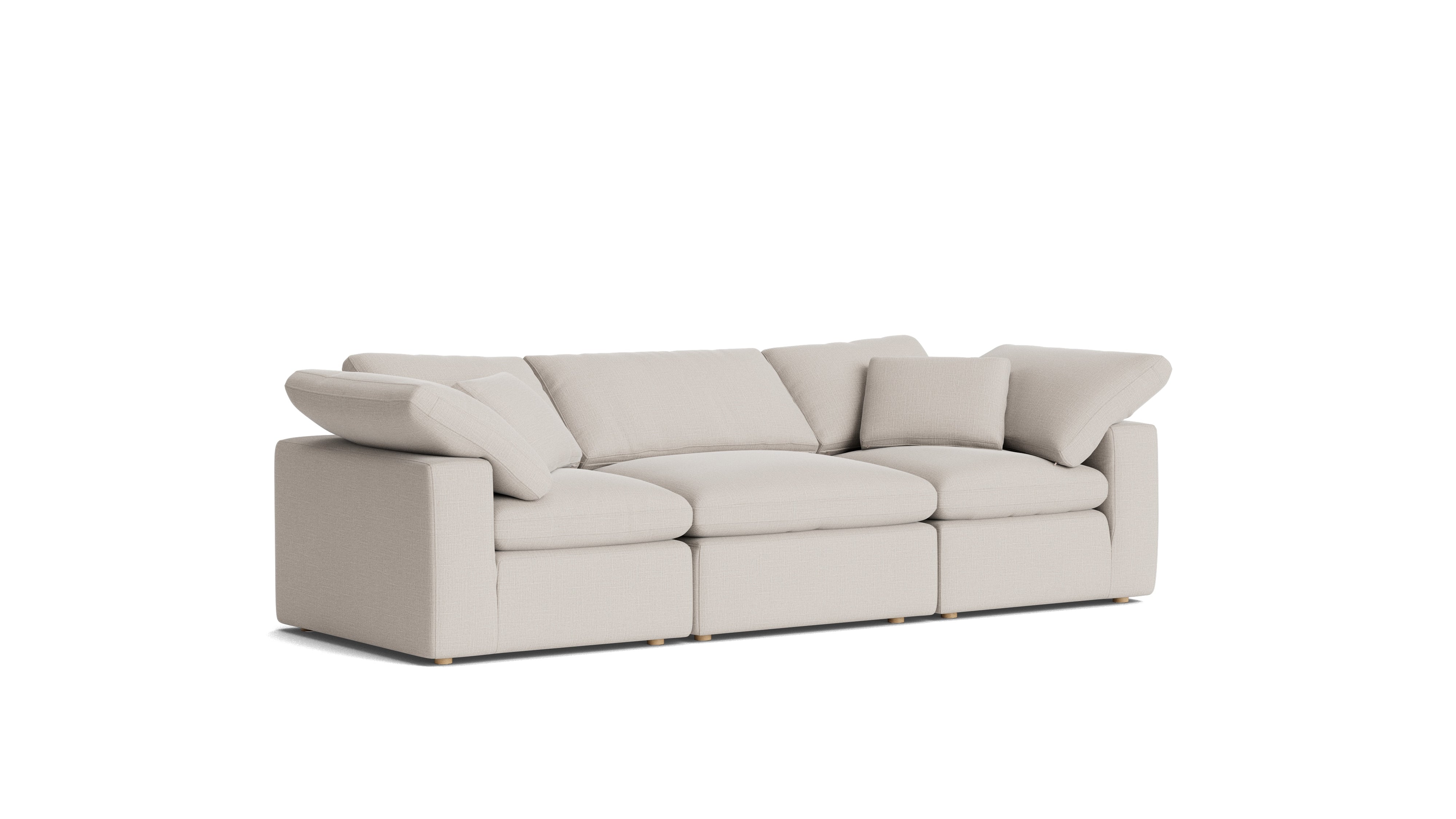 Movie Night™ 3 - Piece Modular Sofa, Standard, Clay - Sundays CompanySEC-YJ-911-015