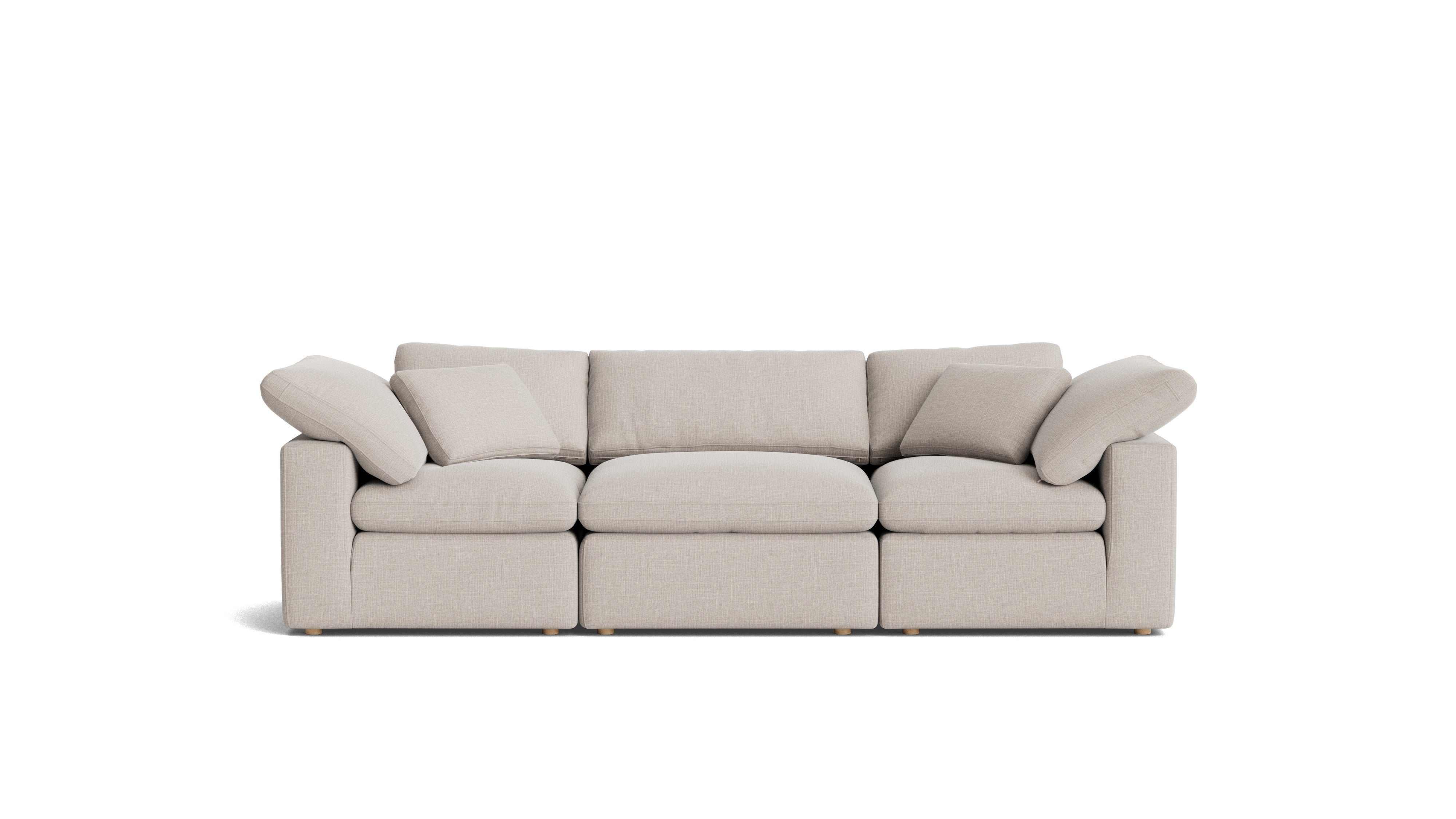 Movie Night™ 3 - Piece Modular Sofa, Standard, Clay - Sundays CompanySEC-YJ-911-015
