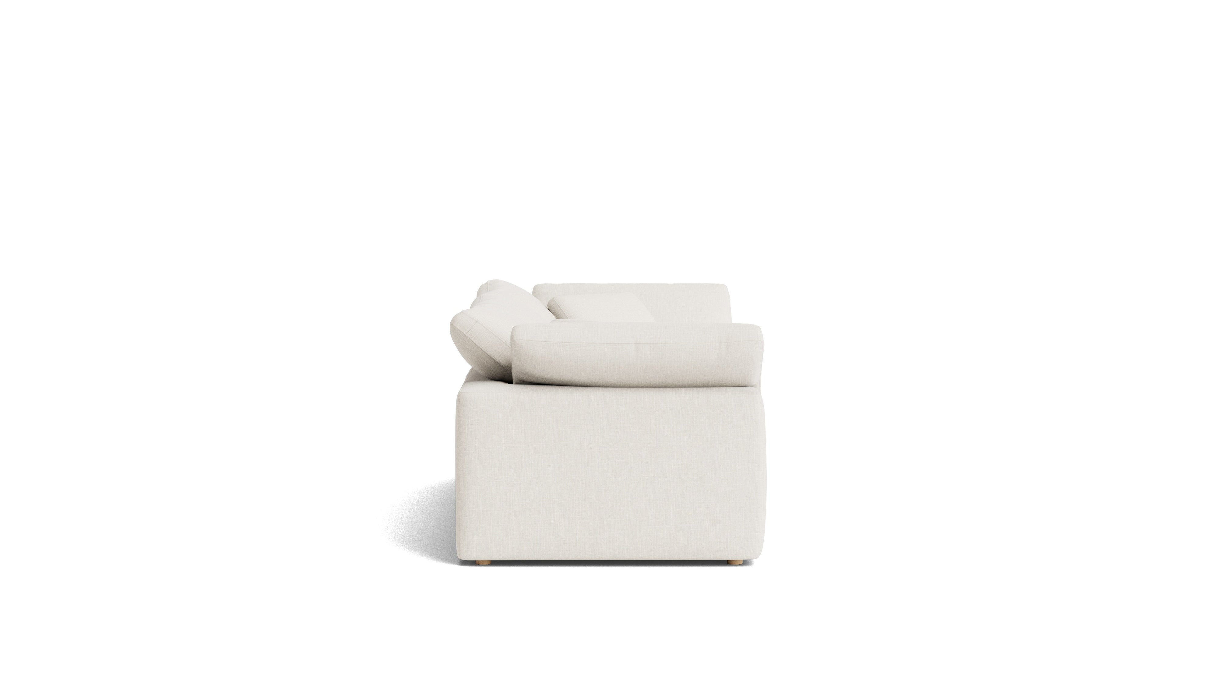 Movie Night™ 3-Piece Modular Sofa, Standard, Cream Linen