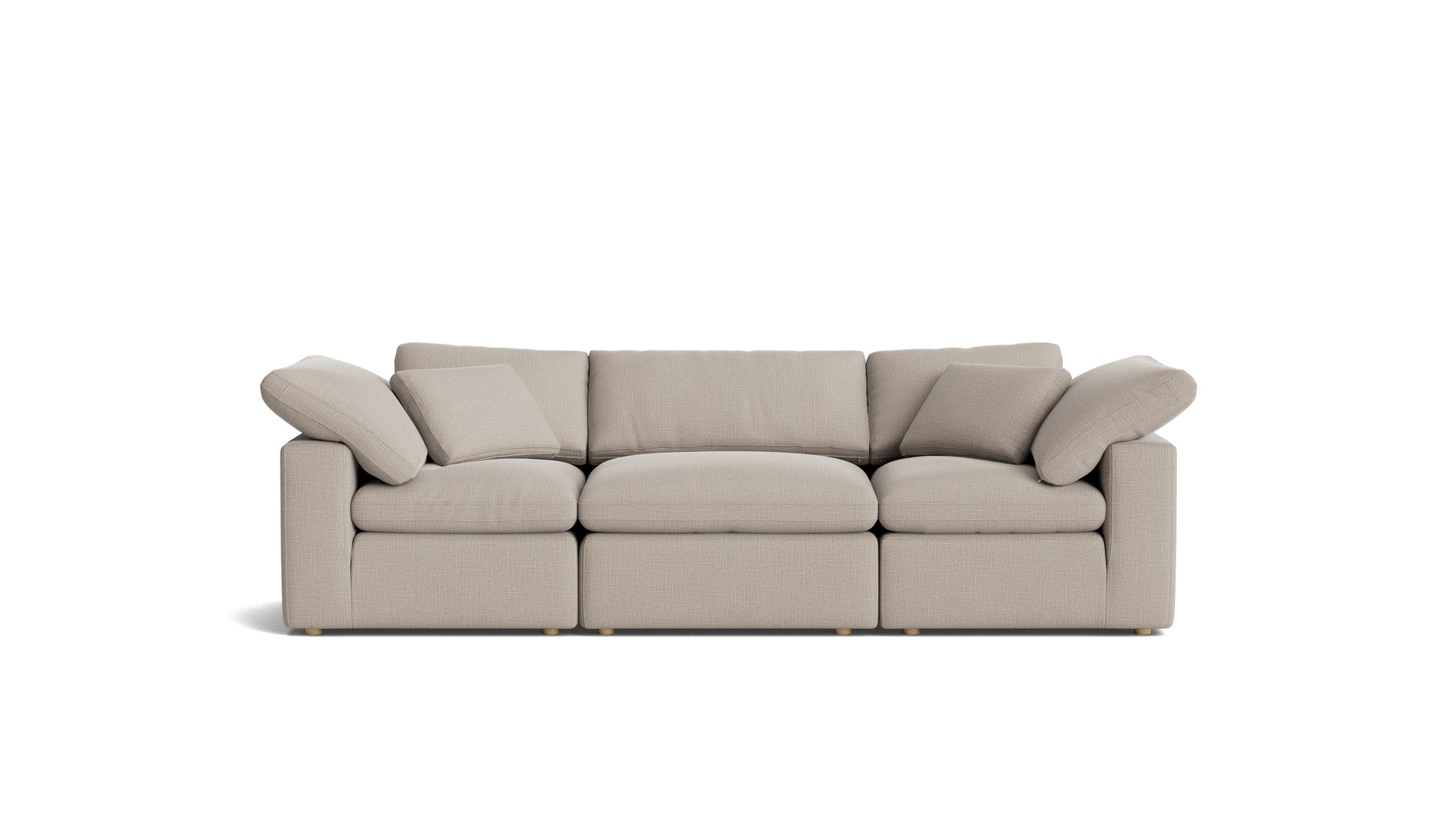 Movie Night™ 3-Piece Modular Sofa, Standard, Light Pebble_image