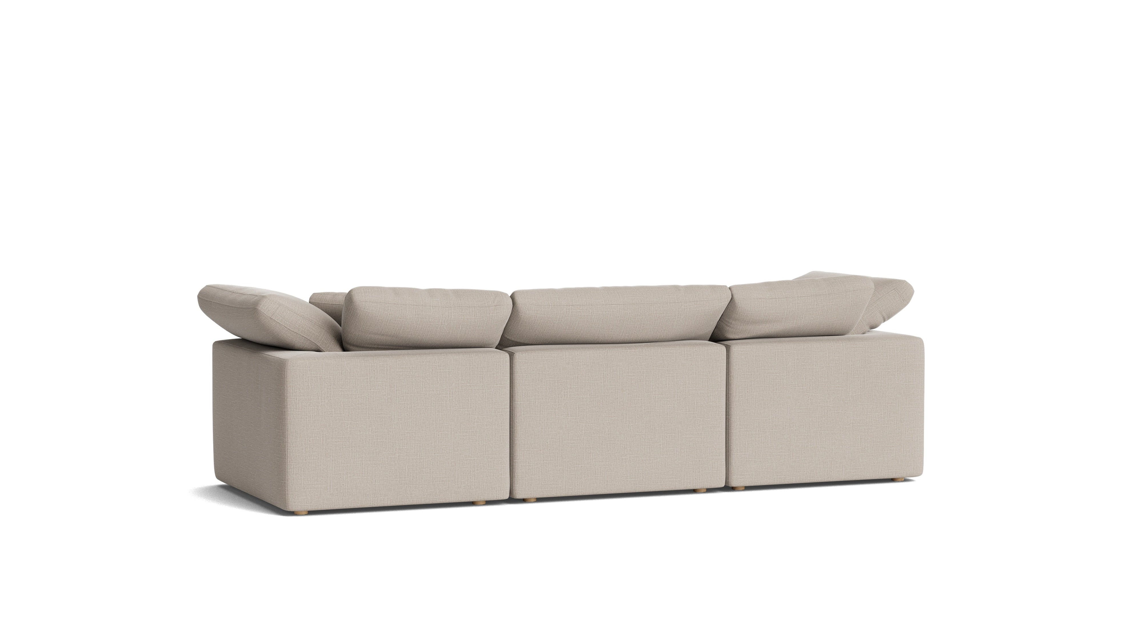 Movie Night™ 3-Piece Modular Sofa, Standard, Light Pebble