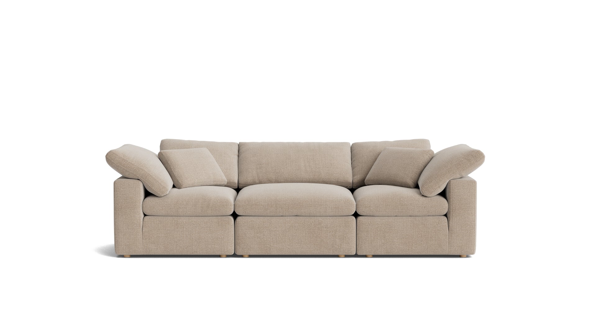 Movie Night™ 3-Piece Modular Sofa, Standard, Champagne_image