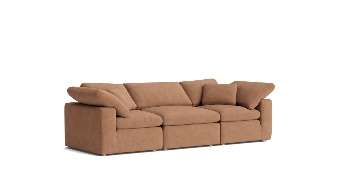 Movie Night™ 3-Piece Modular Sofa, Standard, Spice — alternate view