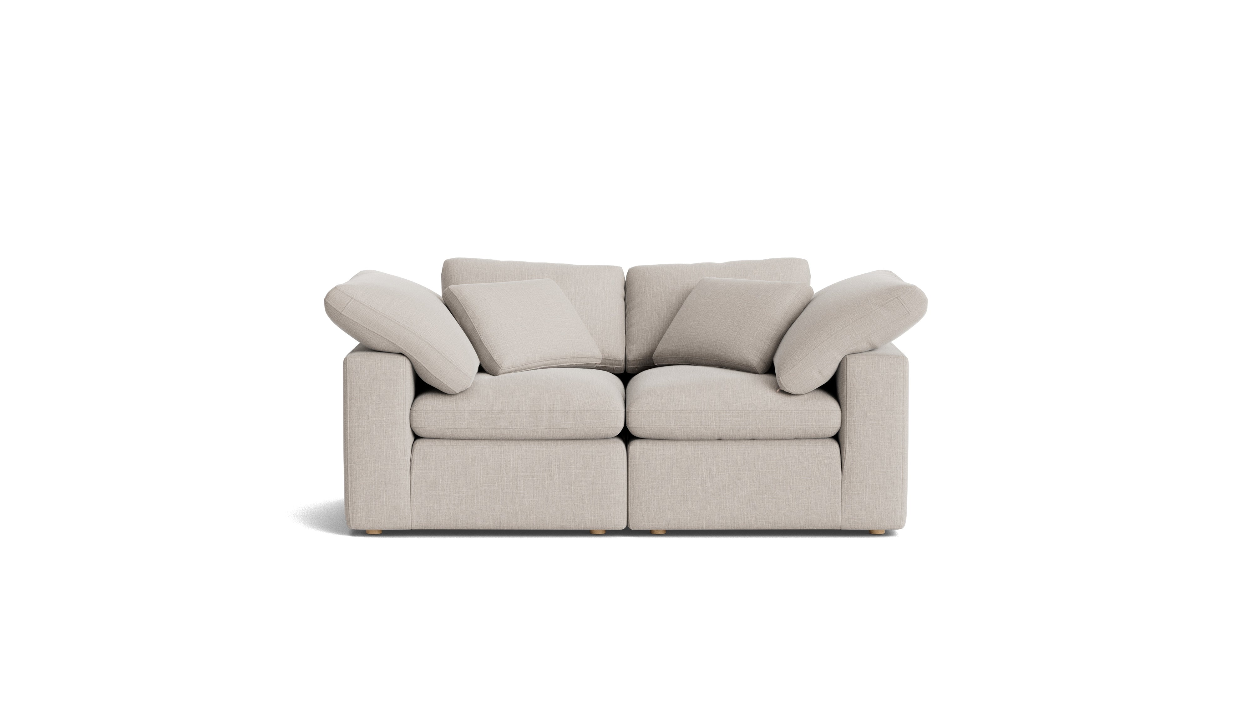 Movie Night™ 2 - Piece Modular Sofa, Standard, Clay - Sundays CompanySEC-YJ-912-015