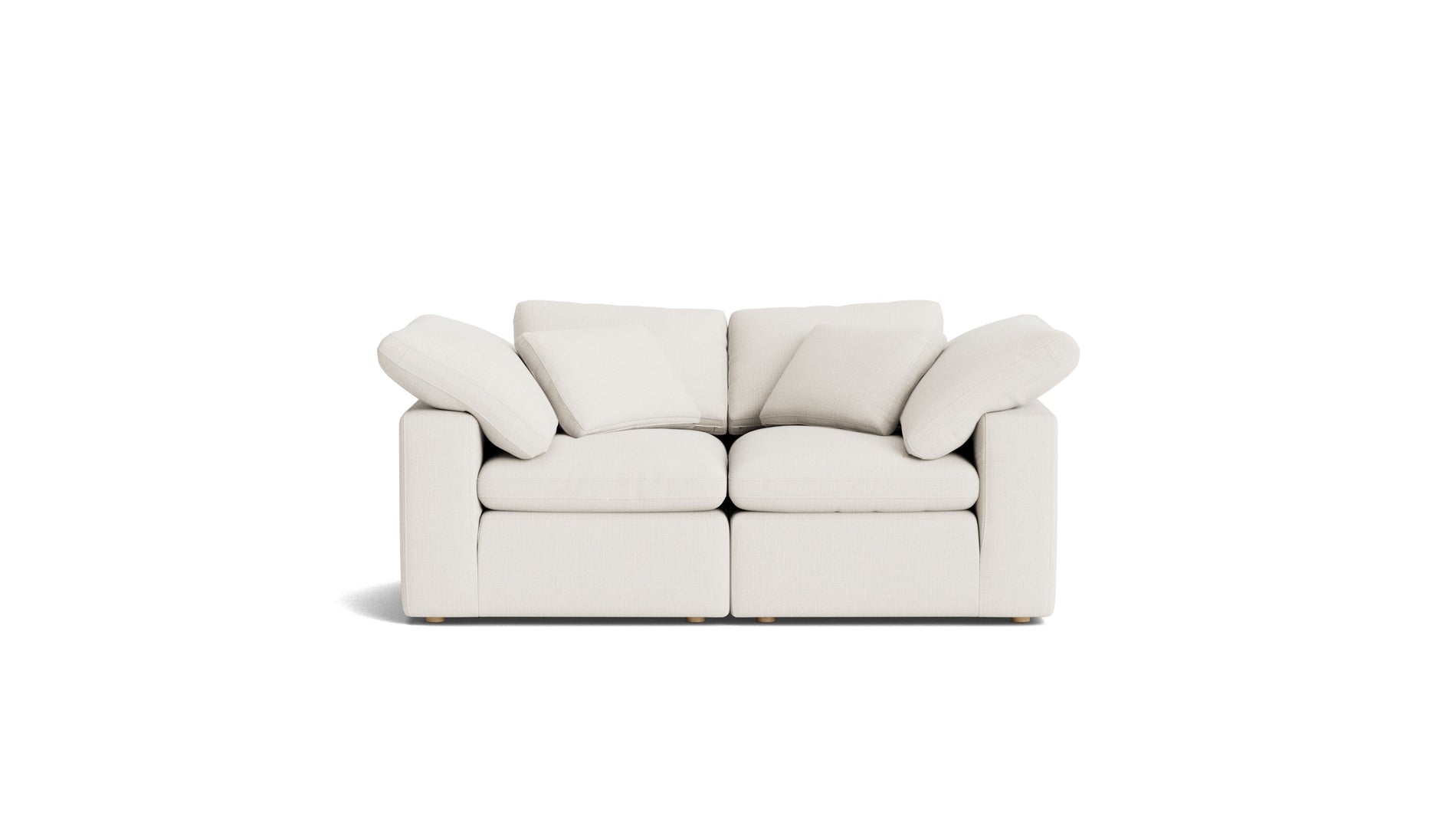 Movie Night™ 2-Piece Modular Sofa, Standard, Cream Linen_image