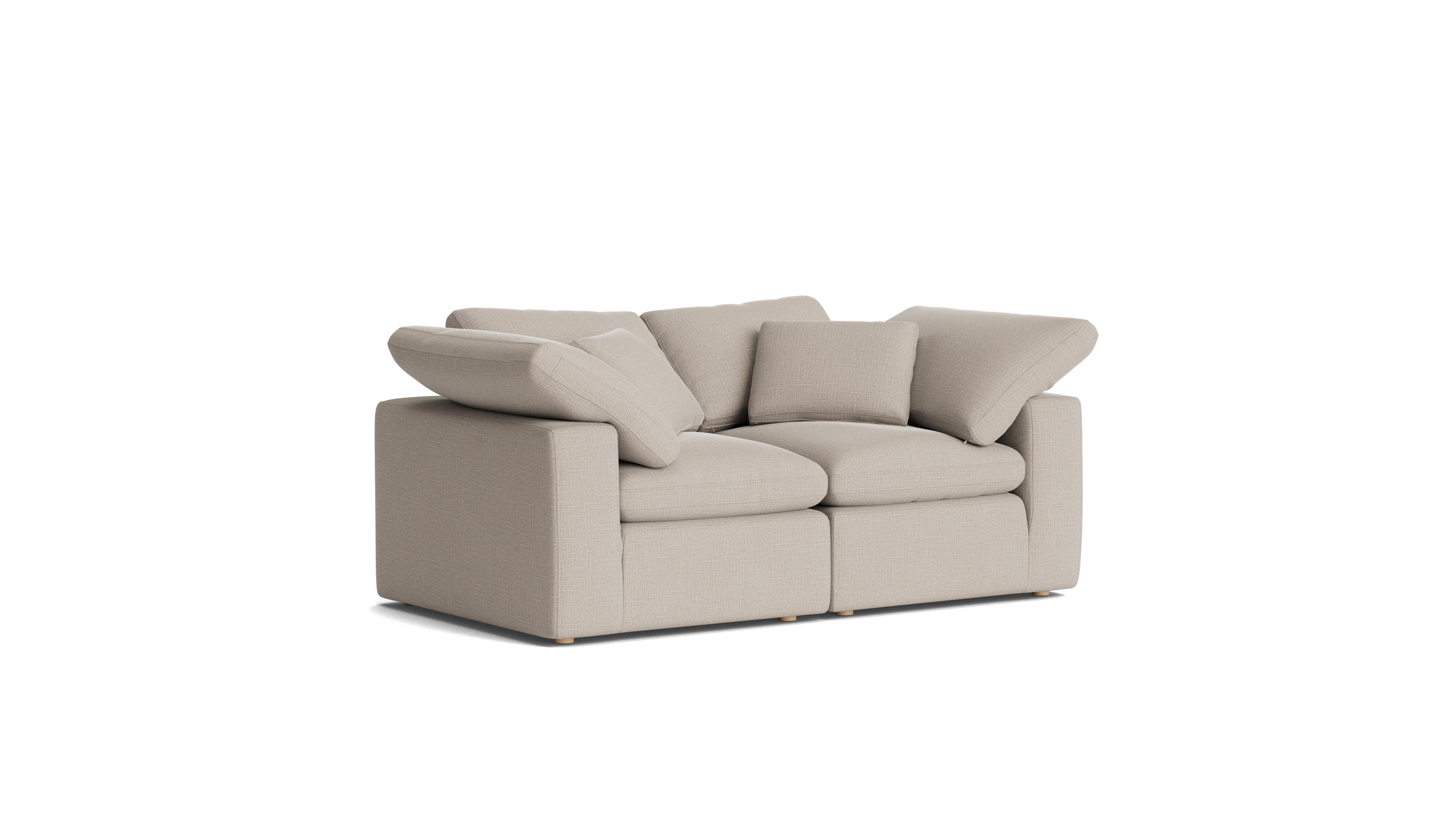 Movie Night™ 2 - Piece Modular Sofa, Standard, Light Pebble - Sundays CompanySEC-YJ-912-029
