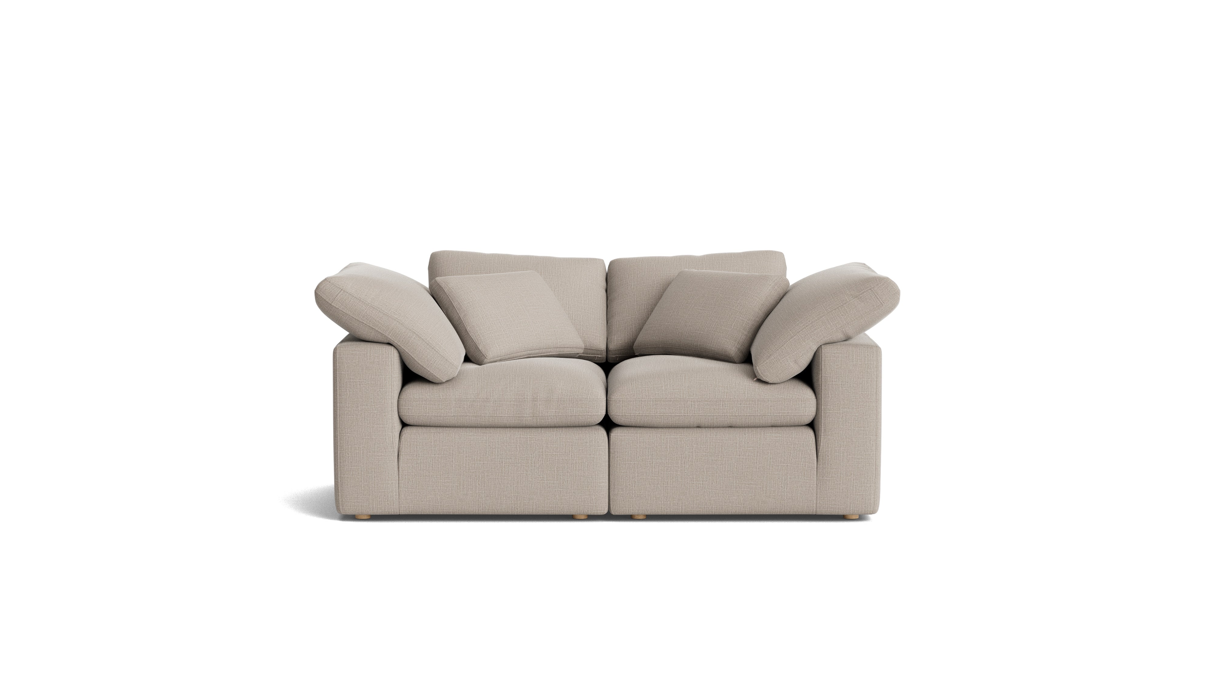 Movie Night™ 2 - Piece Modular Sofa, Standard, Light Pebble - Sundays CompanySEC-YJ-912-029