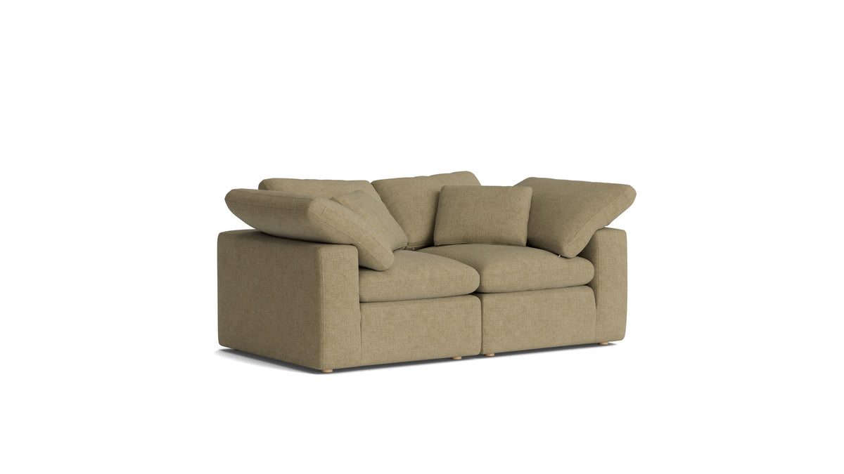 Movie Night™ 2-Piece Modular Sofa, Standard, Olive — alternate view