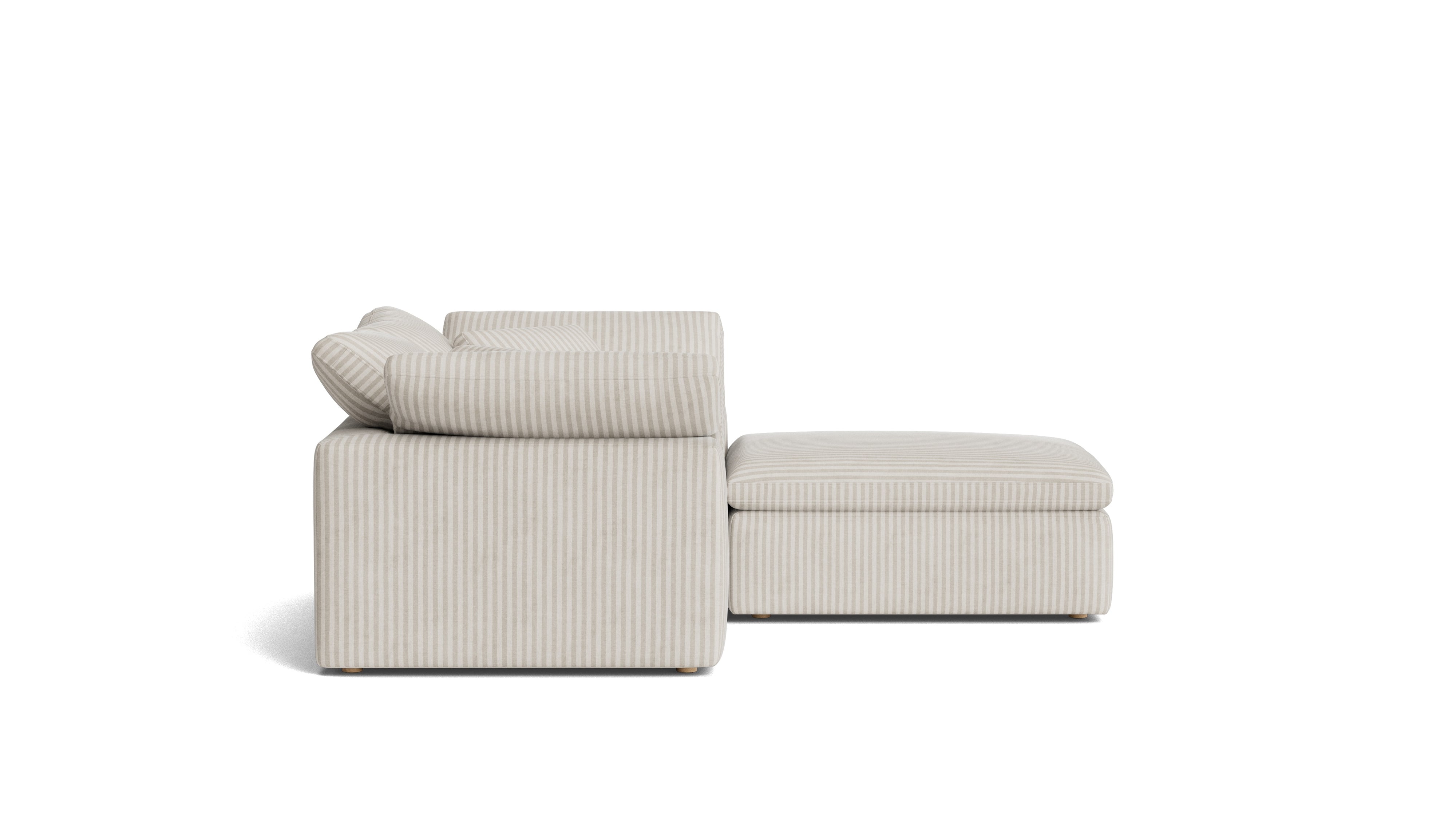 Movie Night™ 3 - Piece Modular Sectional, Standard, Newport Stripe - Sundays CompanySEC-YJ-913-011