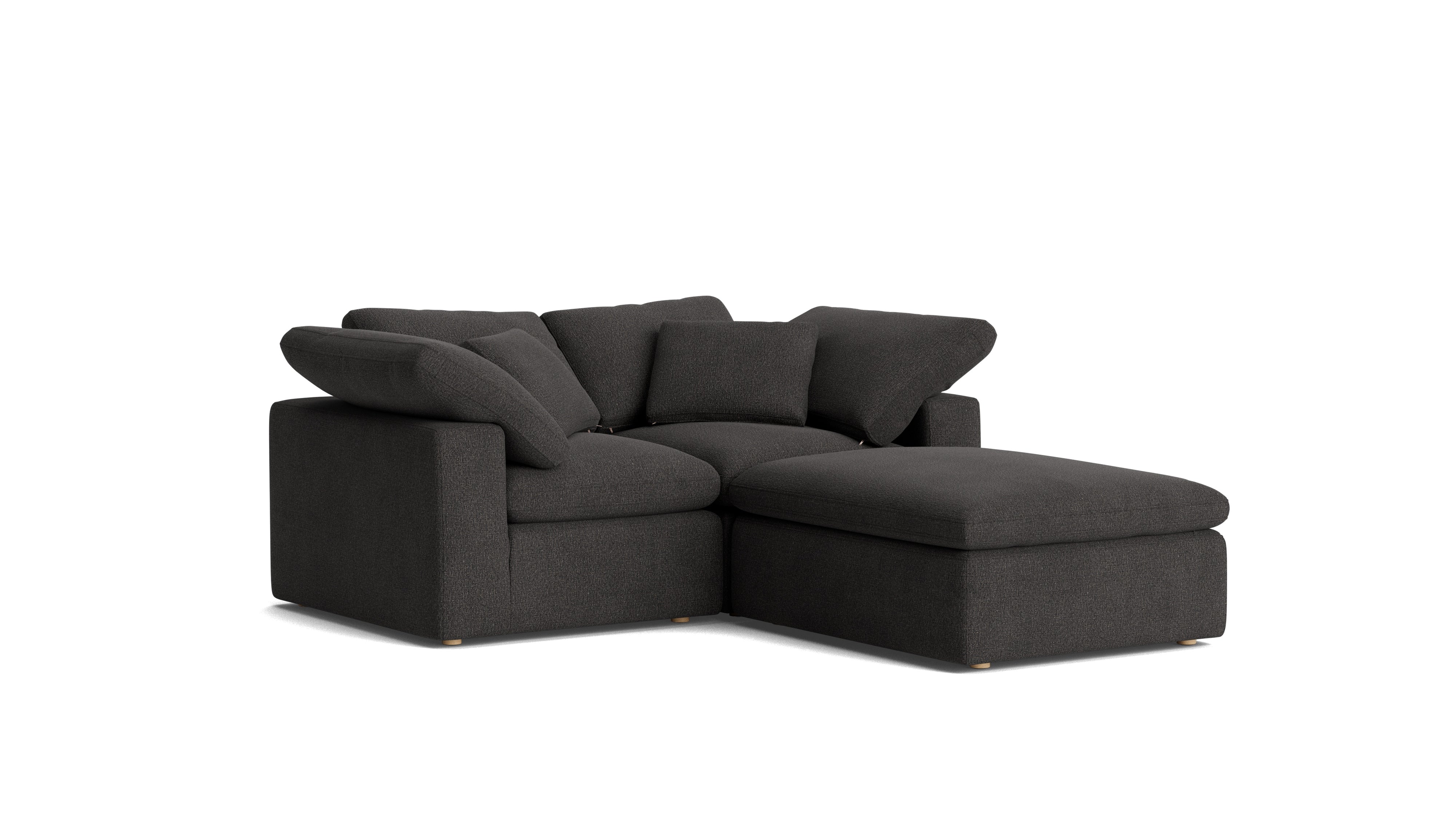 Movie Night™ 3 - Piece Modular Sectional, Standard, Dark Shadow - Sundays CompanySEC-YJ-913-025