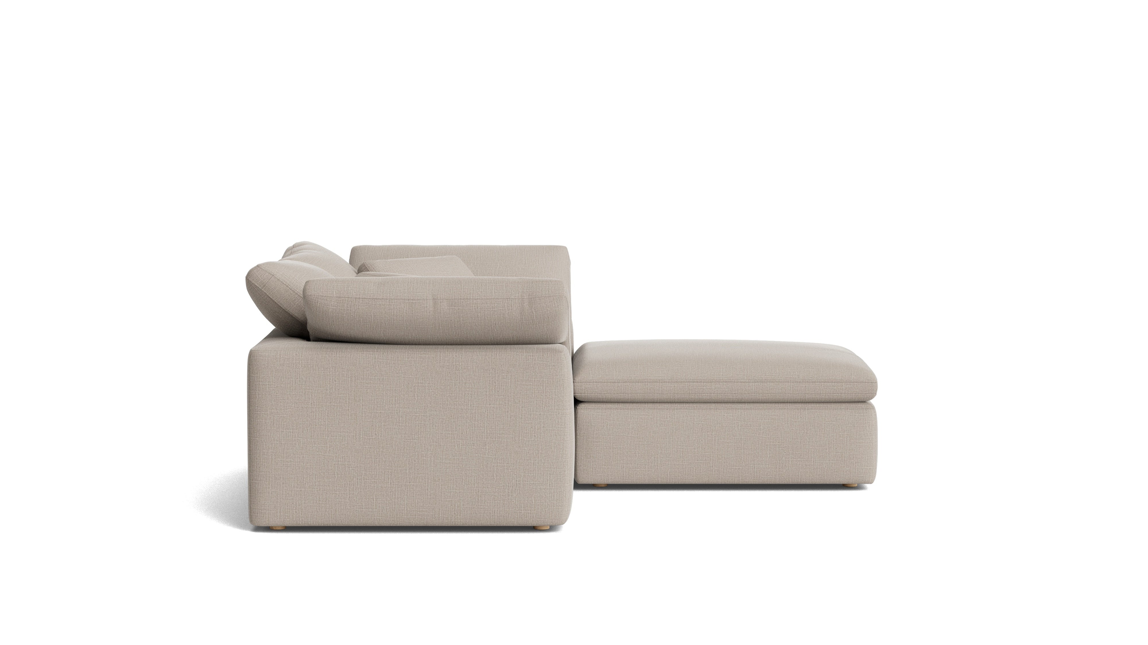 Movie Night™ 3-Piece Modular Sectional, Standard, Light Pebble