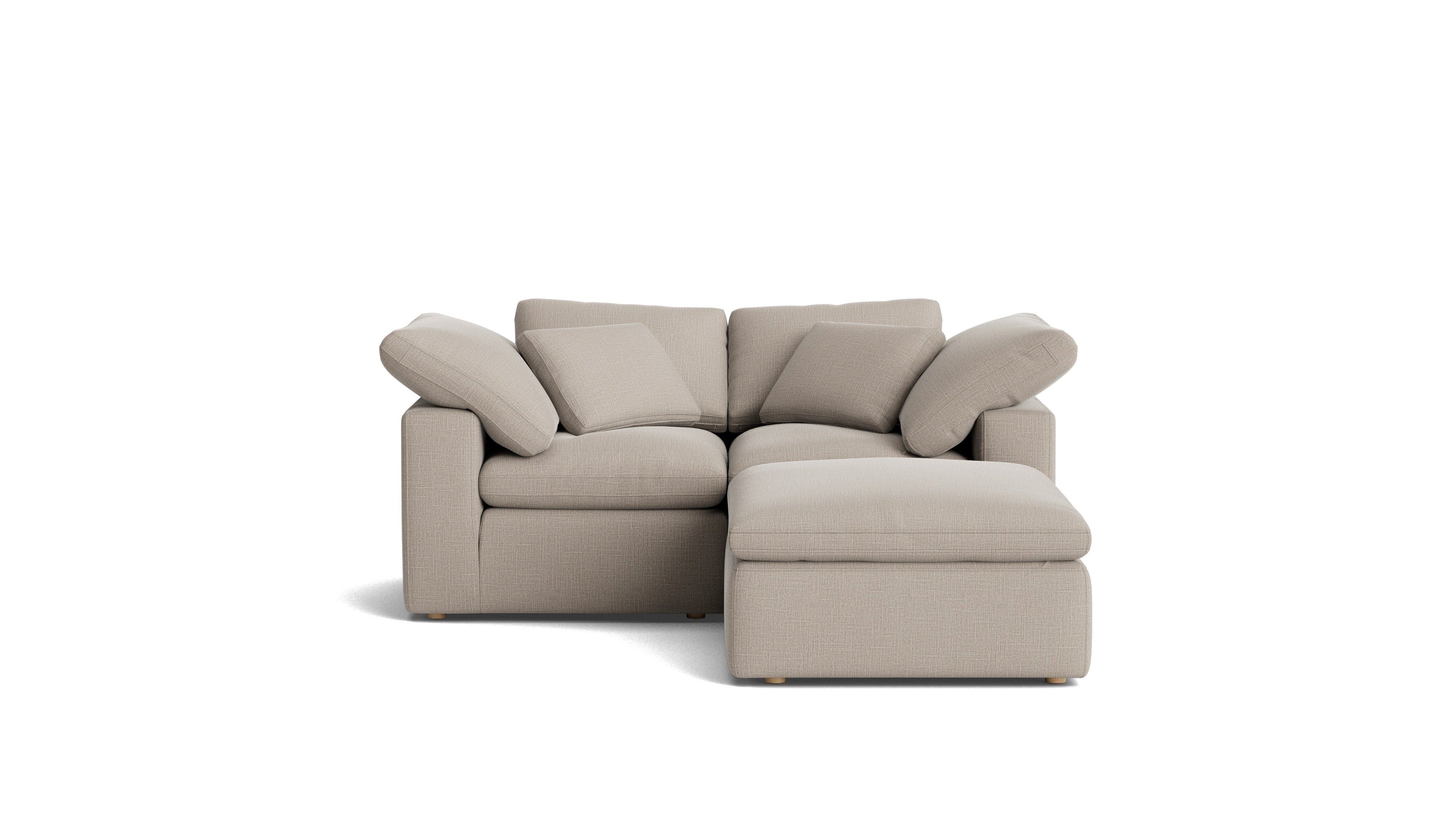 Movie Night™ 3-Piece Modular Sectional, Standard, Light Pebble