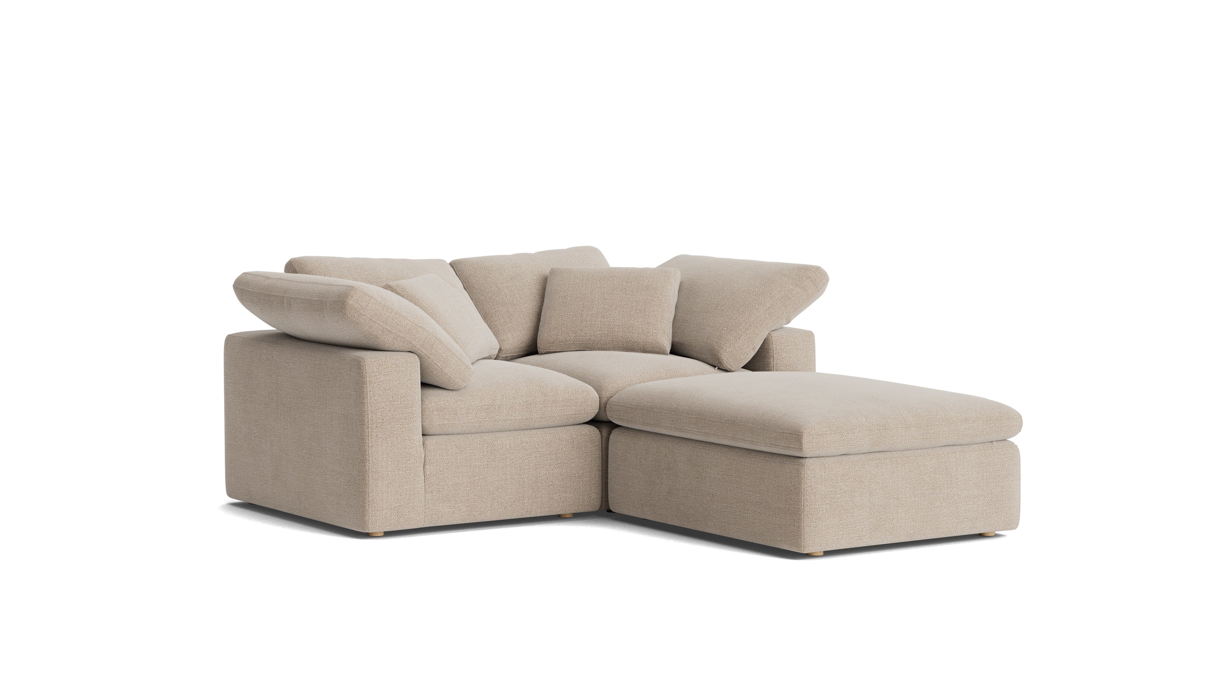 Movie Night™ 3 - Piece Modular Sectional, Standard, Champagne - Sundays CompanySEC-YJ-913-041