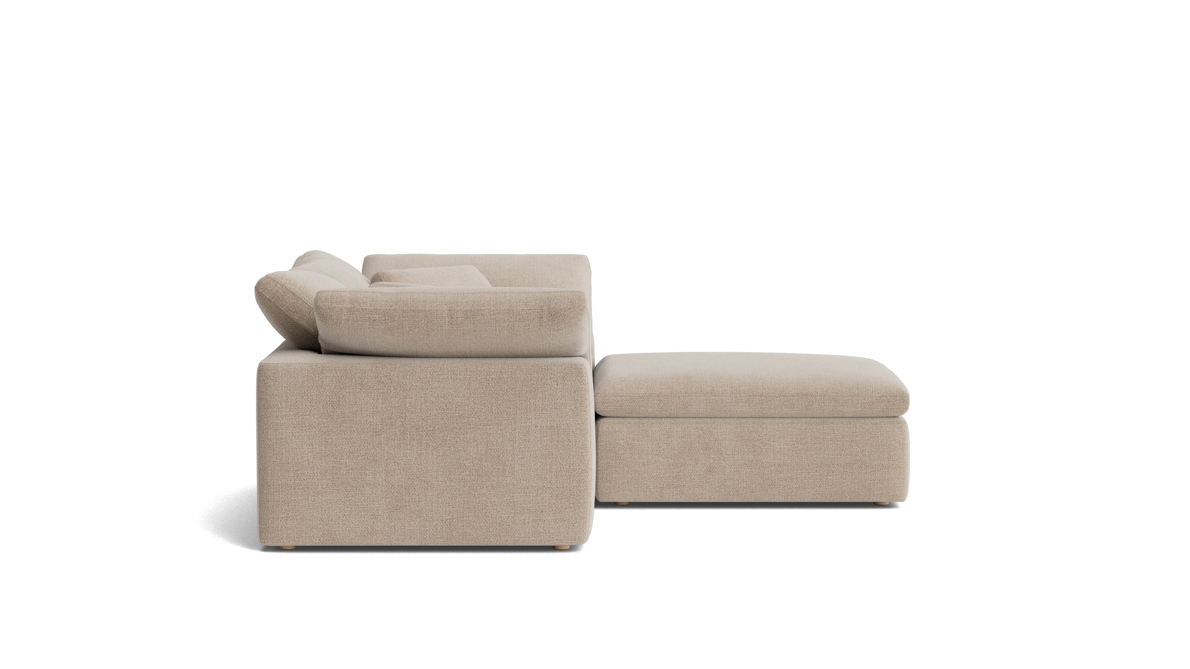 Movie Night™ 3 - Piece Modular Sectional, Standard, Champagne - Sundays CompanySEC-YJ-913-041