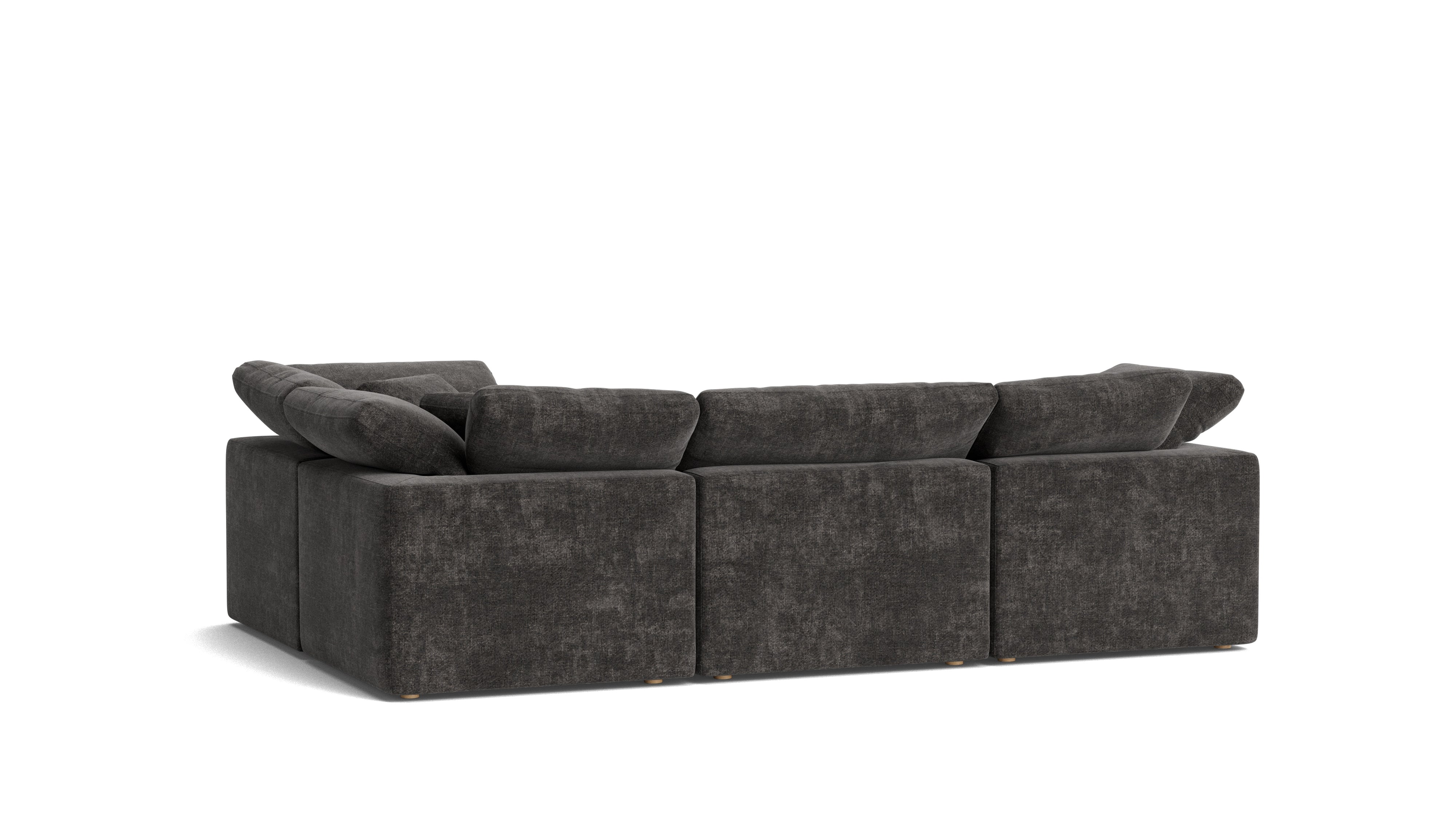 Movie Night™ 4 - Piece Modular Sectional Closed, Standard, Truffle - Sundays CompanySEC-YJ-914-003