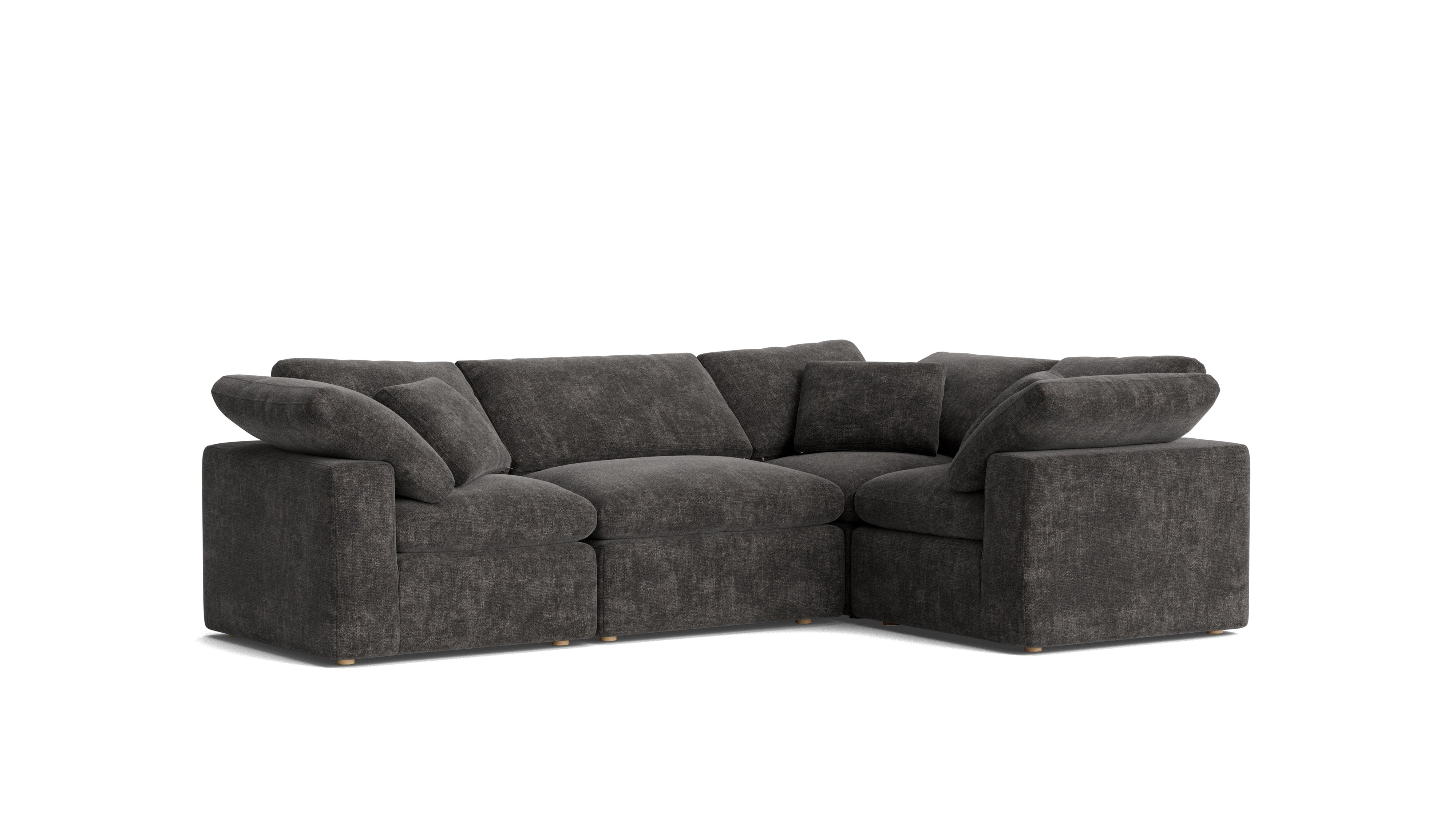 Movie Night™ 4 - Piece Modular Sectional Closed, Standard, Truffle - Sundays CompanySEC-YJ-914-003