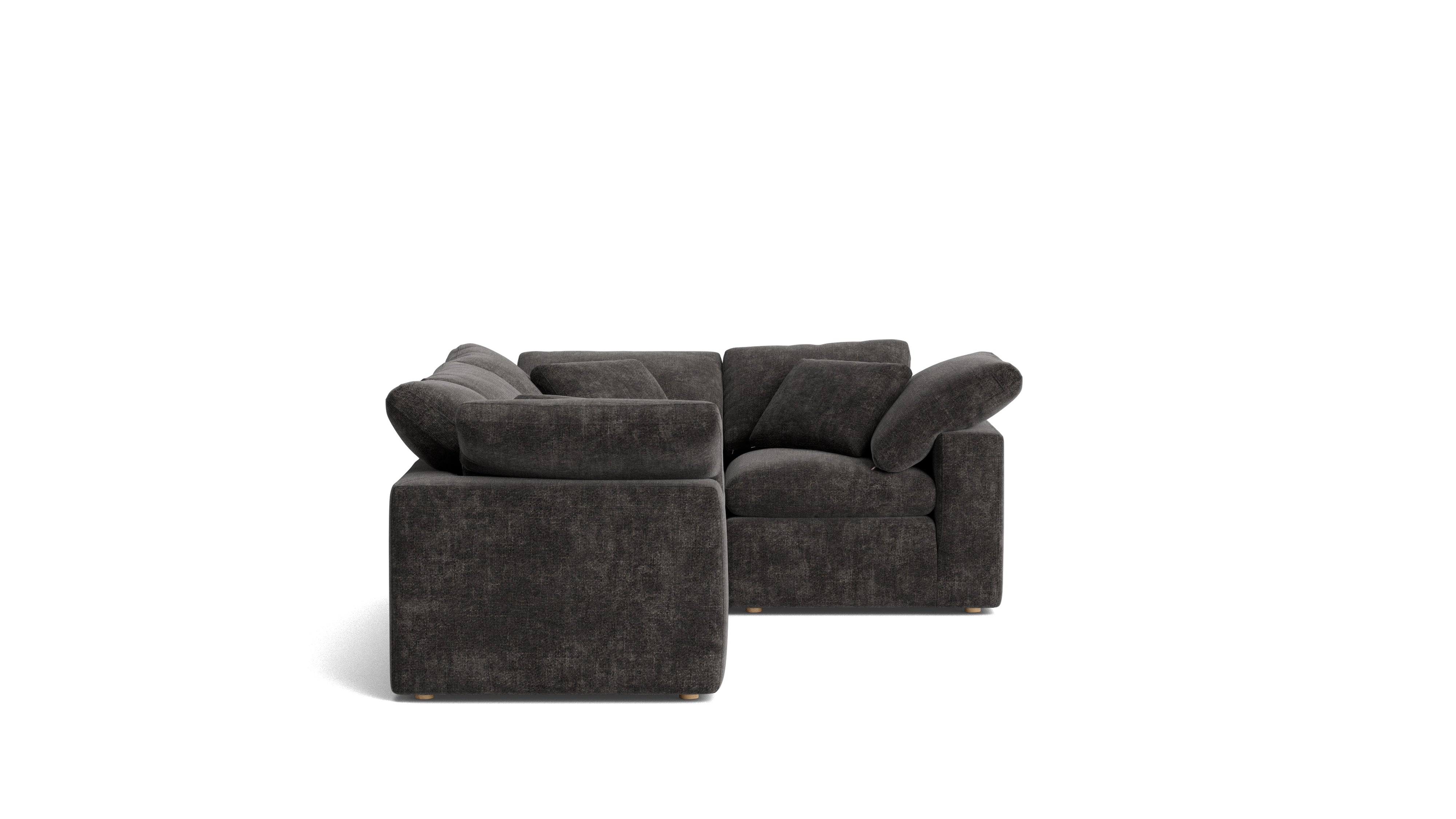 Movie Night™ 4 - Piece Modular Sectional Closed, Standard, Truffle - Sundays CompanySEC-YJ-914-003