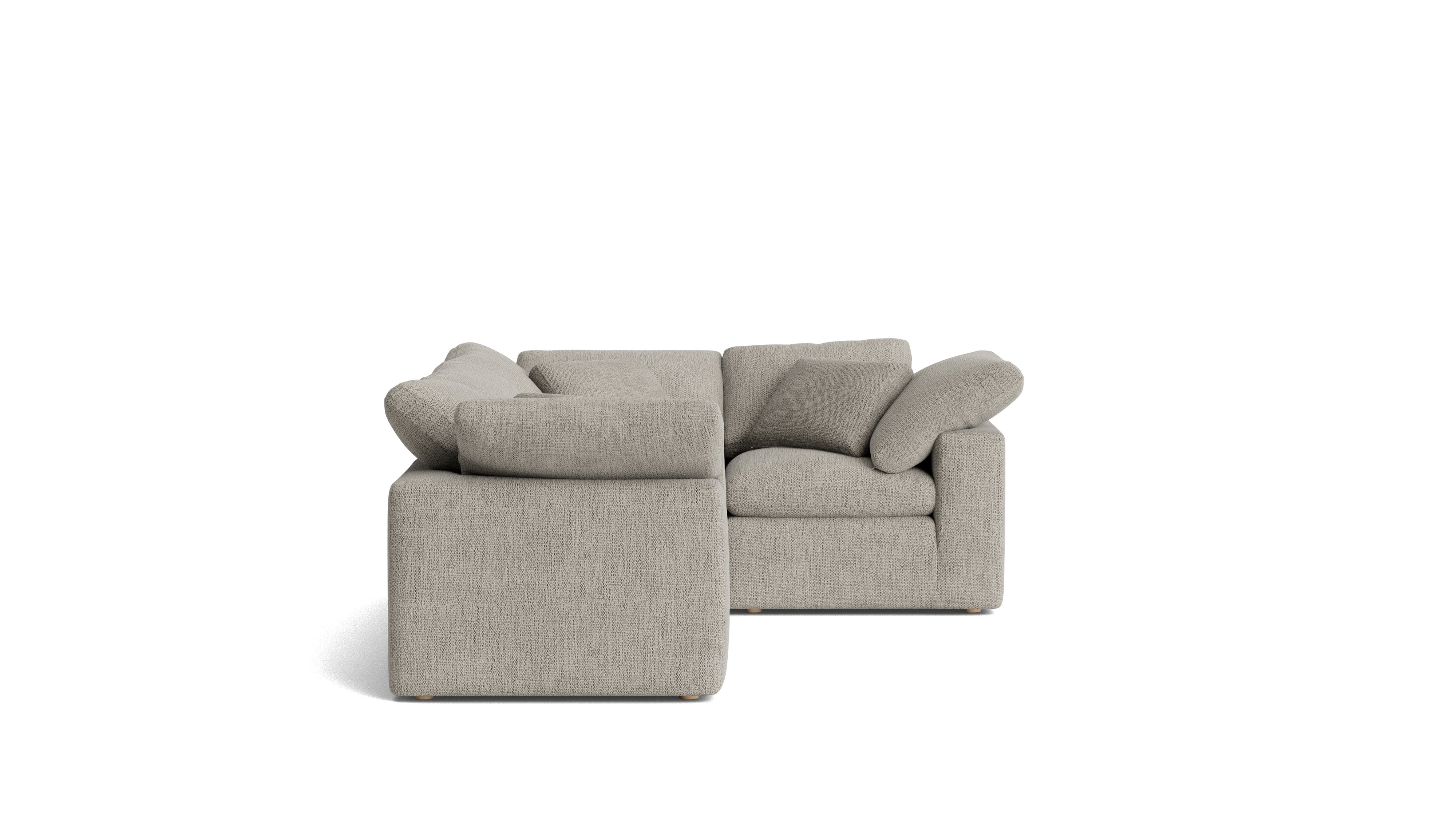 Movie Night™ 4 - Piece Modular Sectional Closed, Standard, Oatmeal - Sundays CompanySEC-YJ-914-007