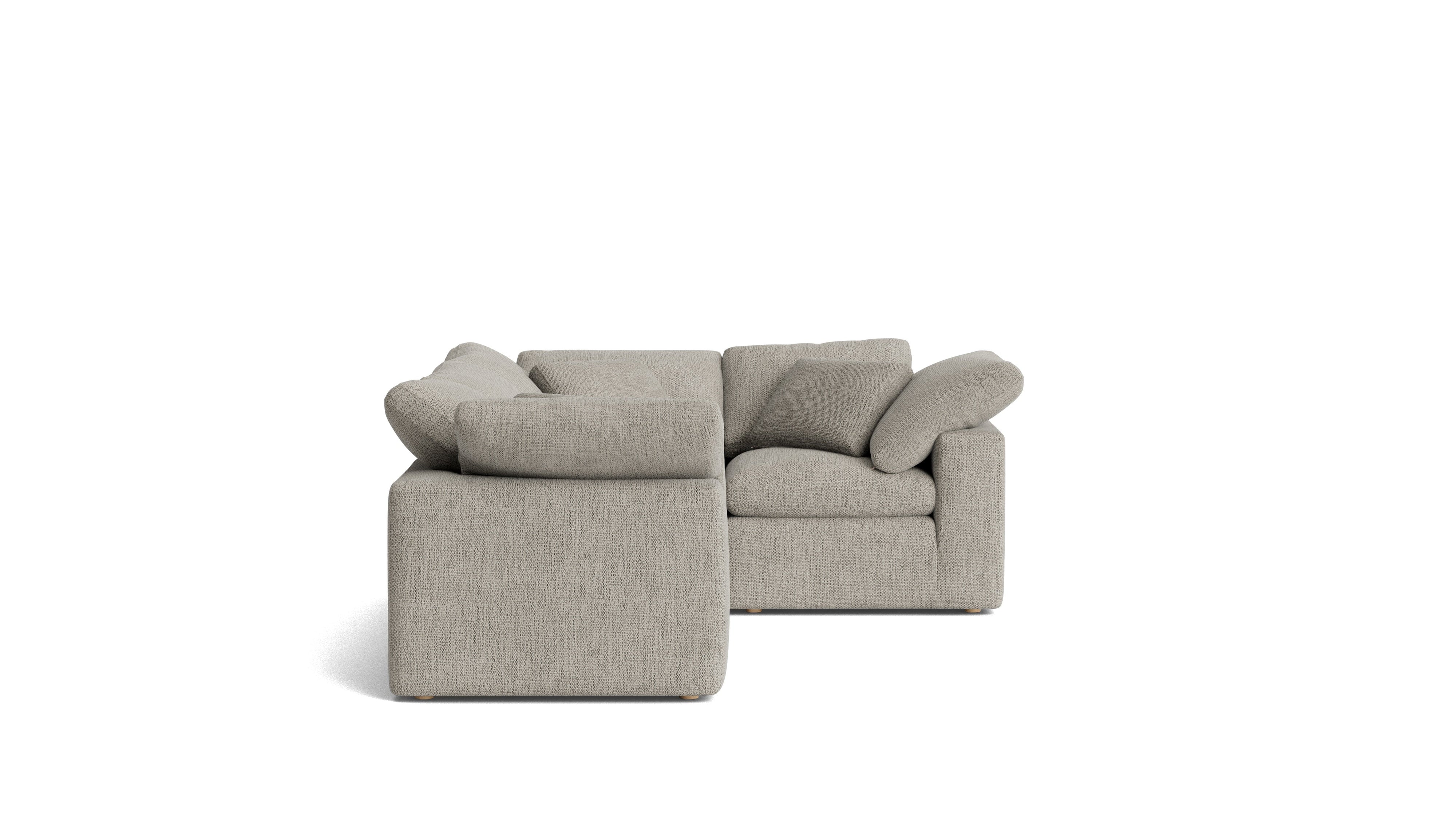 Movie Night™ 4-Piece Modular Sectional Closed, Standard, Oatmeal