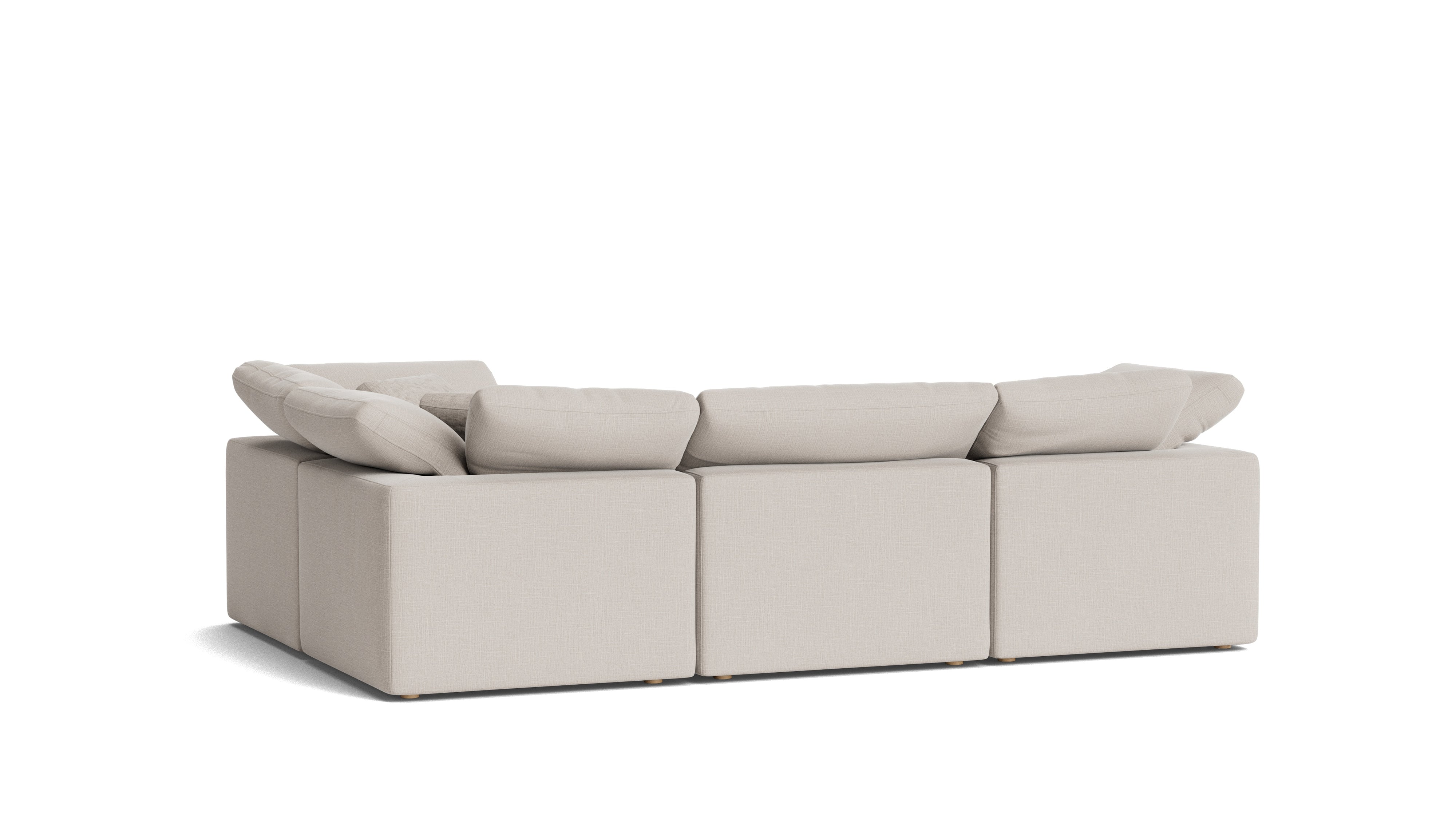 Movie Night™ 4 - Piece Modular Sectional Closed, Standard, Clay - Sundays CompanySEC-YJ-914-015