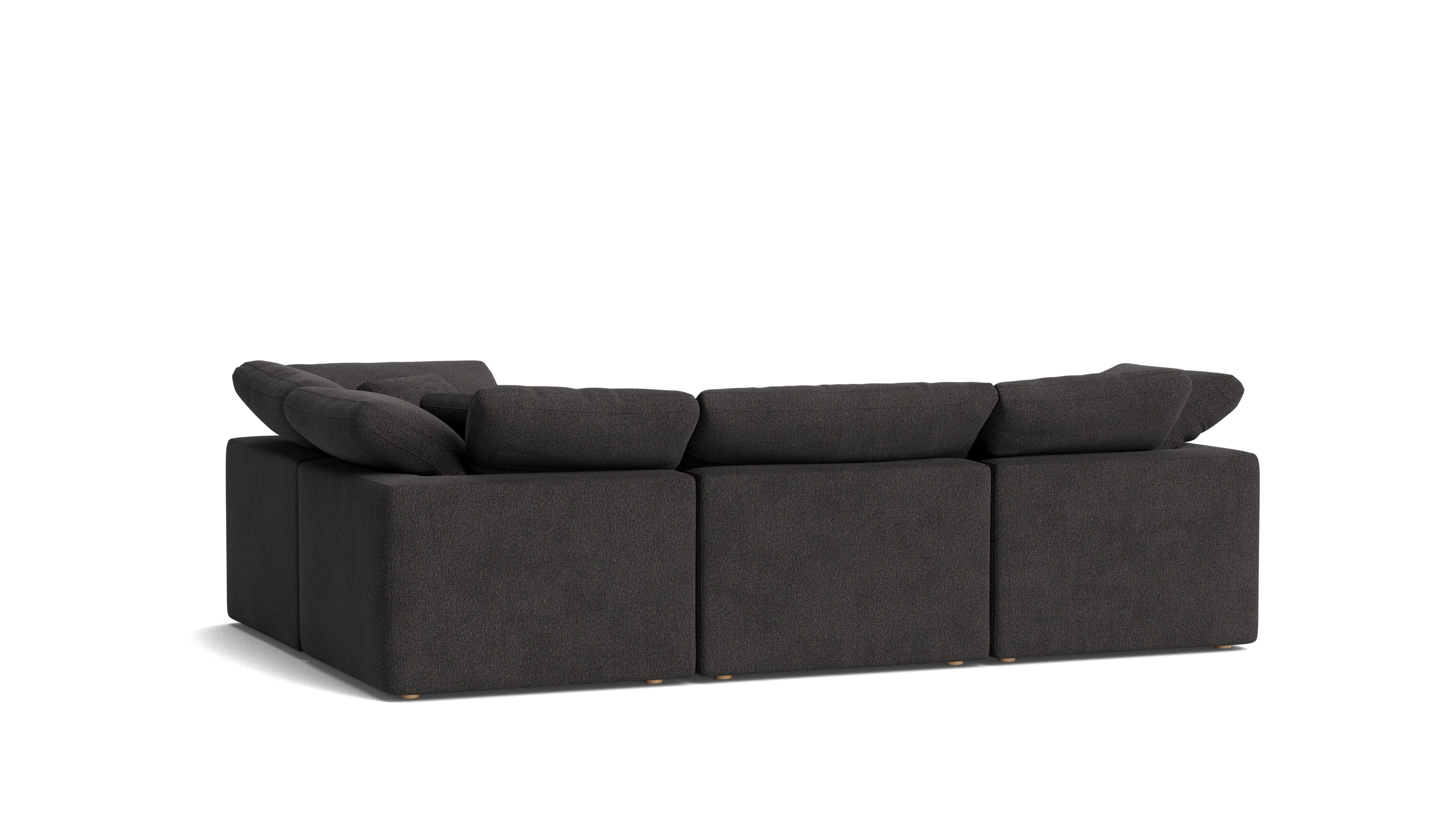 Movie Night™ 4 - Piece Modular Sectional Closed, Standard, Dark Shadow - Sundays CompanySEC-YJ-914-025