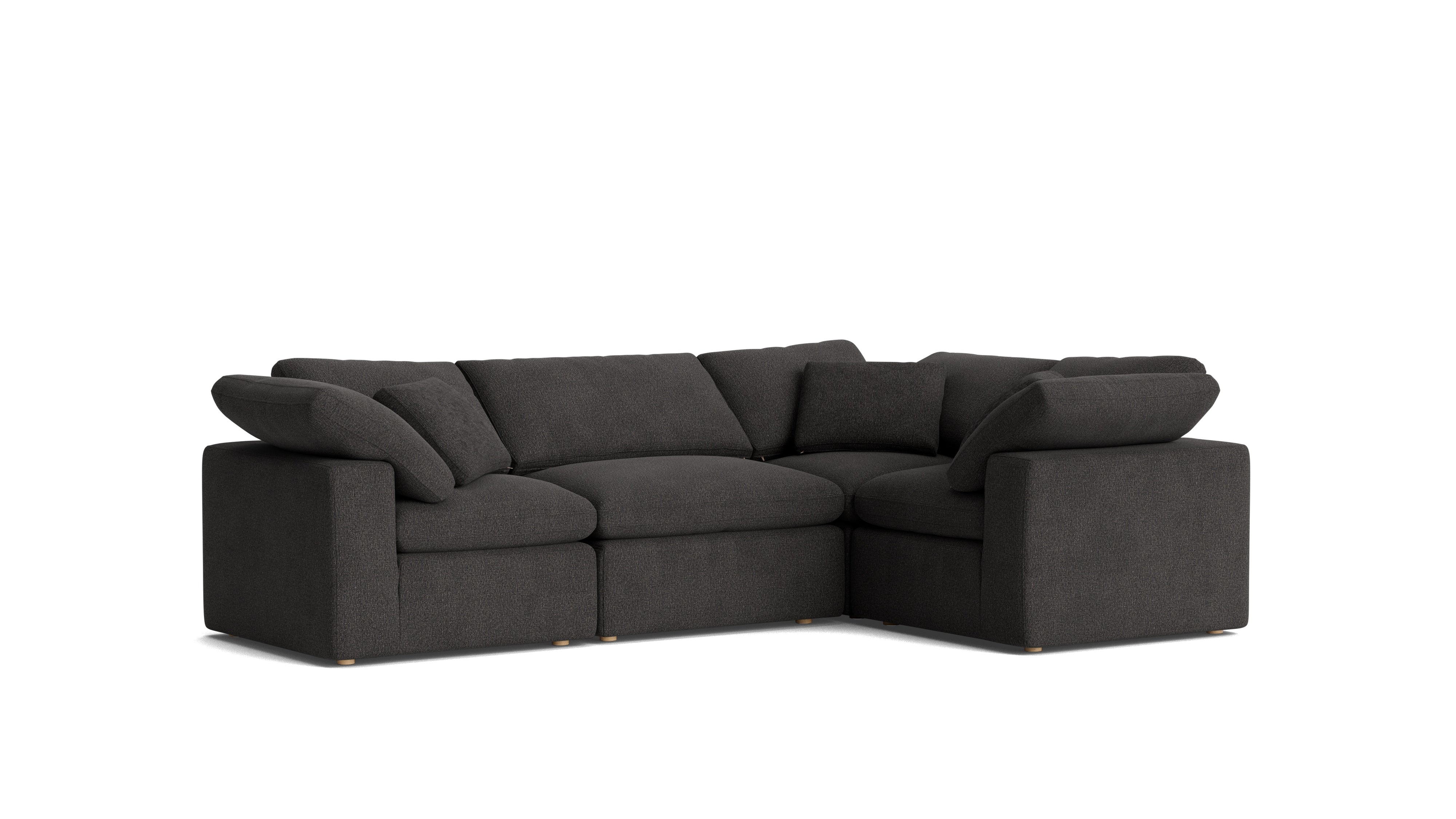 Movie Night™ 4 - Piece Modular Sectional Closed, Standard, Dark Shadow - Sundays CompanySEC-YJ-914-025