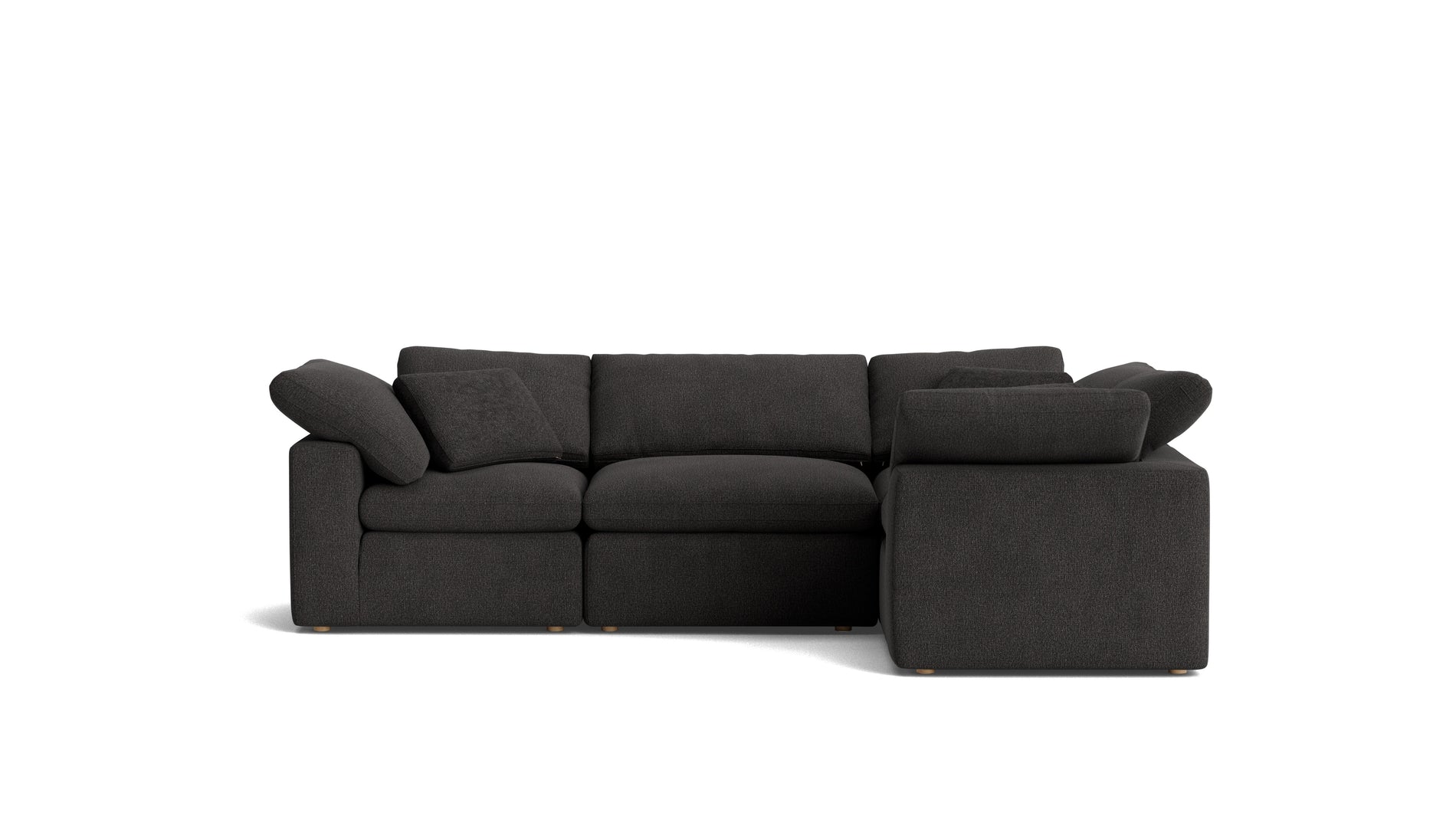 Movie Night™ 4-Piece Modular Sectional Closed, Standard, Dark Shadow_image