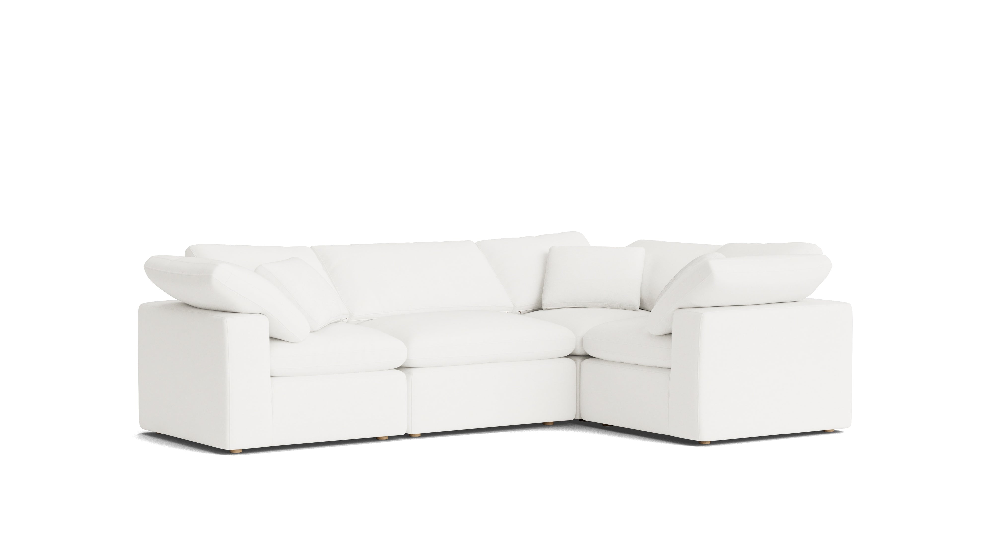 Movie Night™ 4 - Piece Modular Sectional Closed, Standard, Brie - Sundays CompanySEC-YJ-914-037