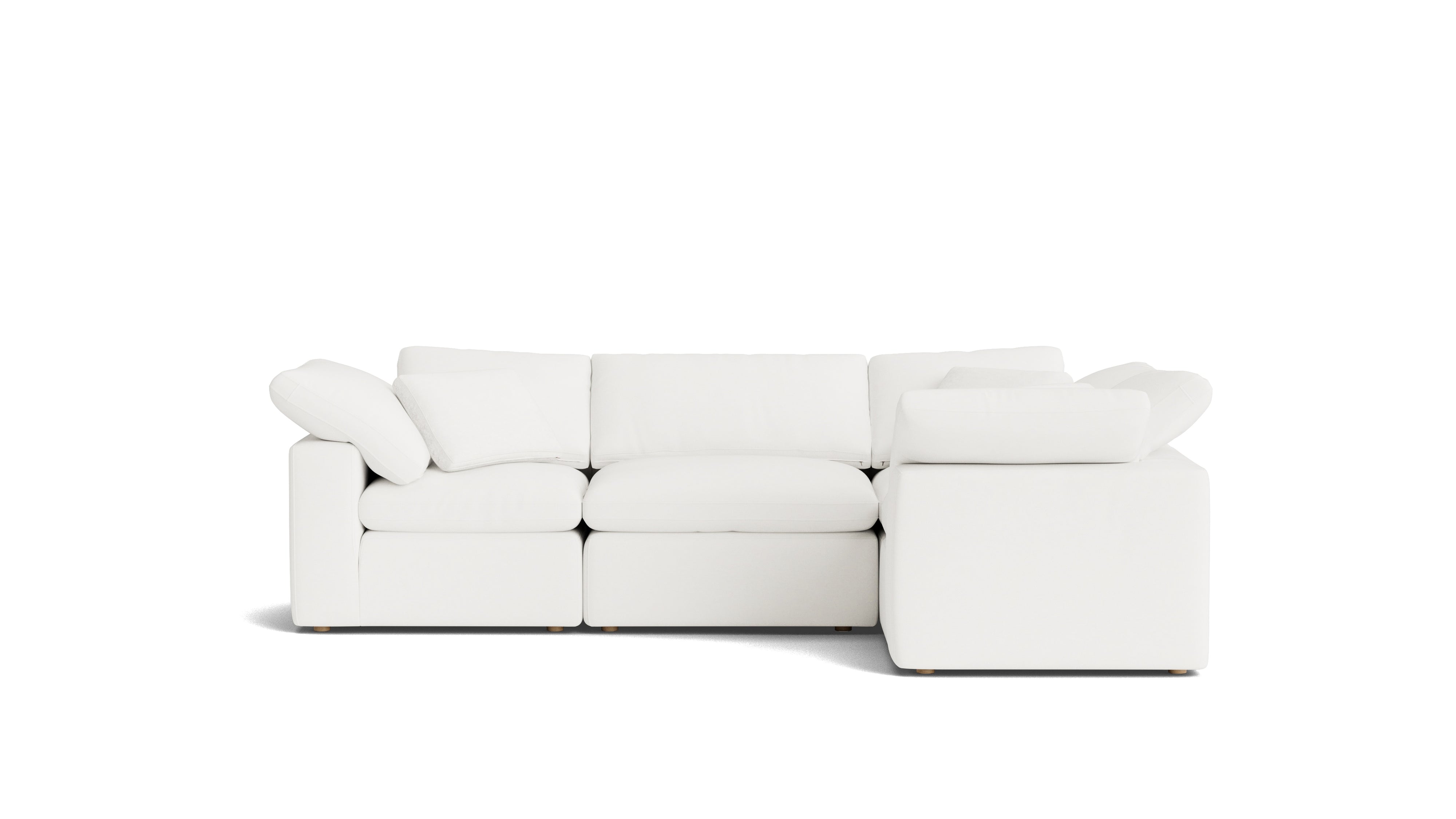 Movie Night™ 4 - Piece Modular Sectional Closed, Standard, Brie - Sundays CompanySEC-YJ-914-037