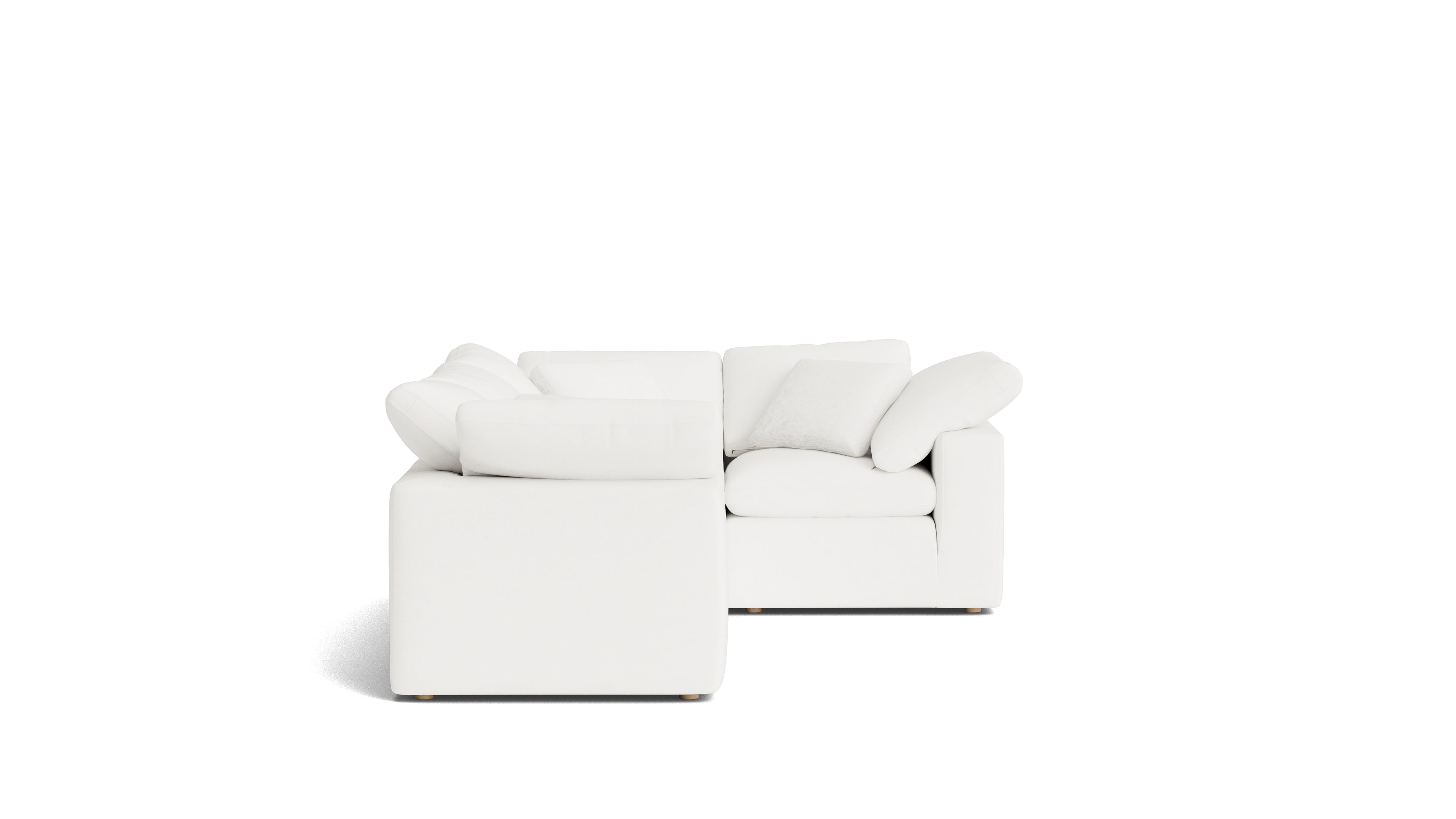Movie Night™ 4 - Piece Modular Sectional Closed, Standard, Brie - Sundays CompanySEC-YJ-914-037