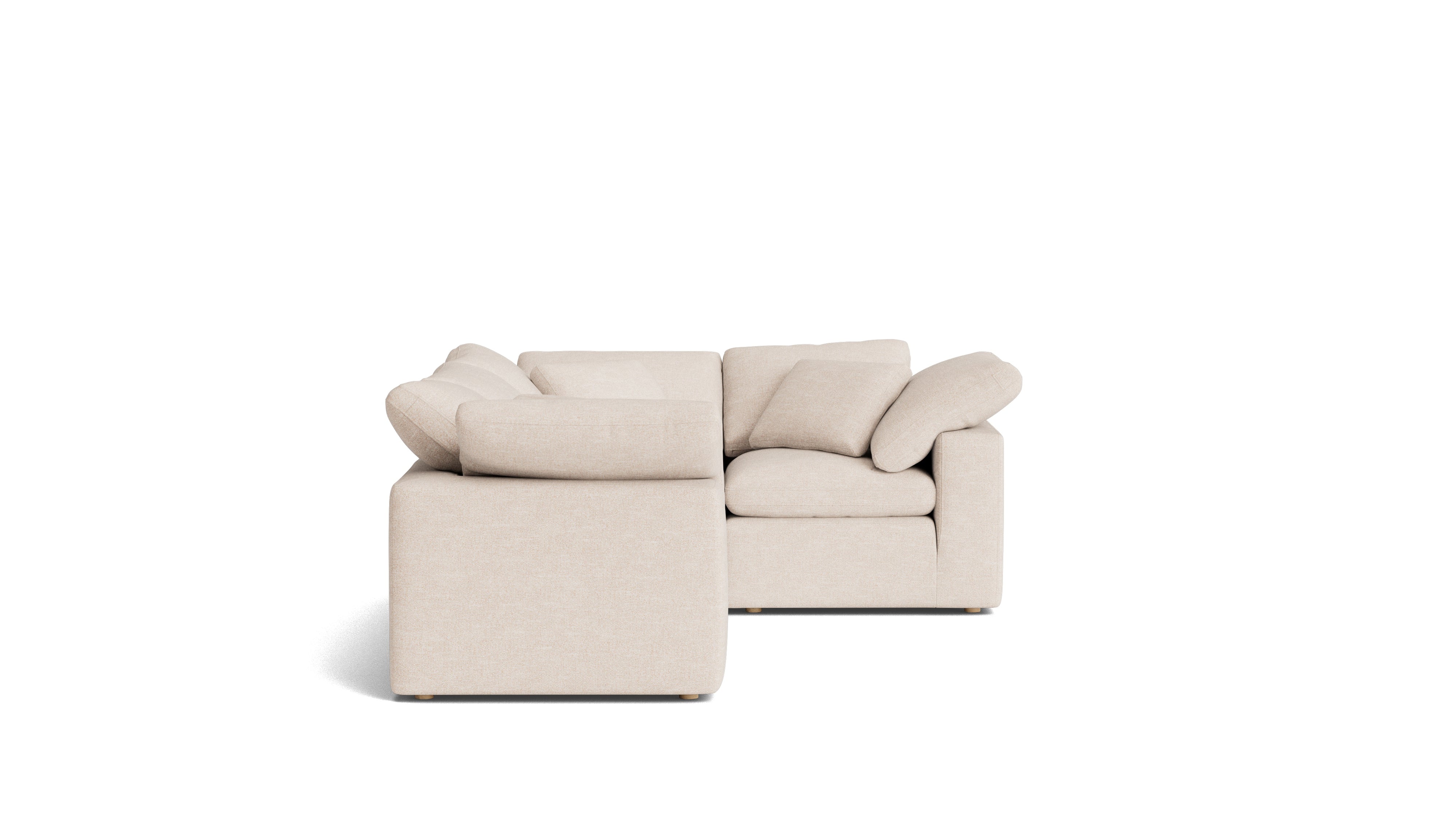 Movie Night™ 4-Piece Modular Sectional Closed, Standard, Sunbeam