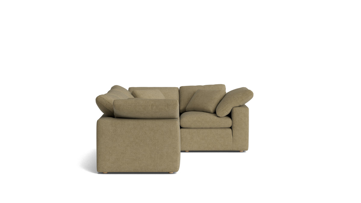 Movie Night™ 4-Piece Modular Sectional Closed, Standard, Olive