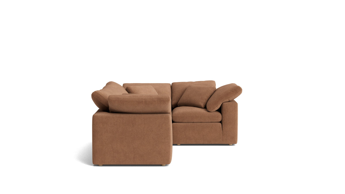 Movie Night™ 4-Piece Modular Sectional Closed, Standard, Spice