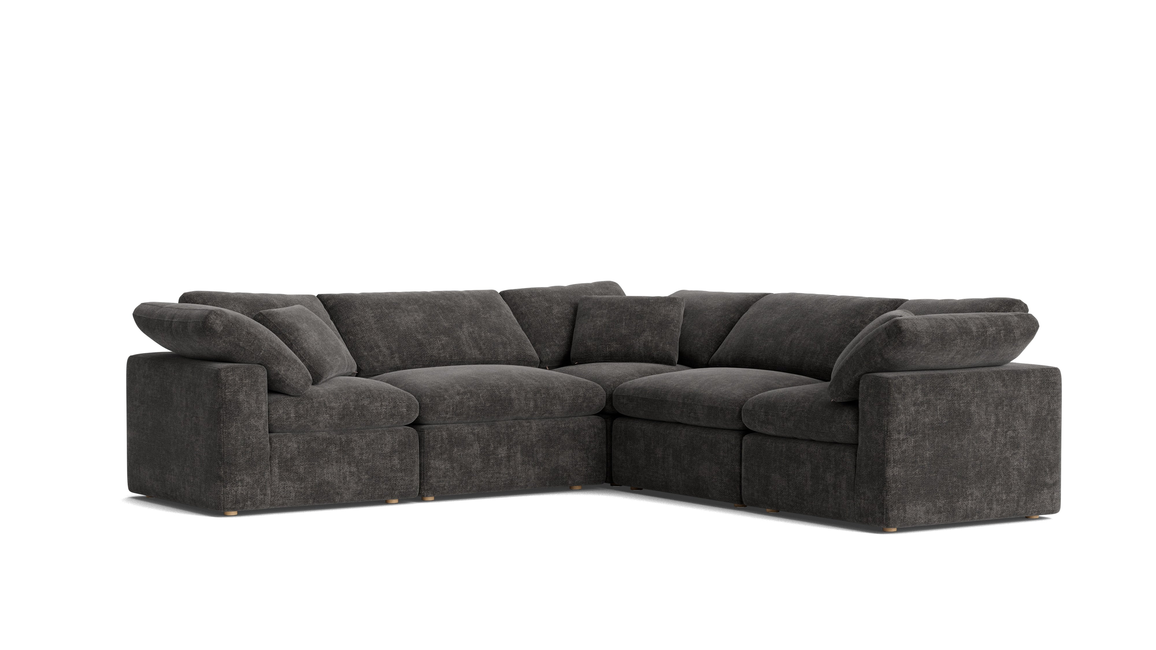 Movie Night™ 5 - Piece Modular Sectional Closed, Standard, Truffle - Sundays CompanySEC-YJ-915-003