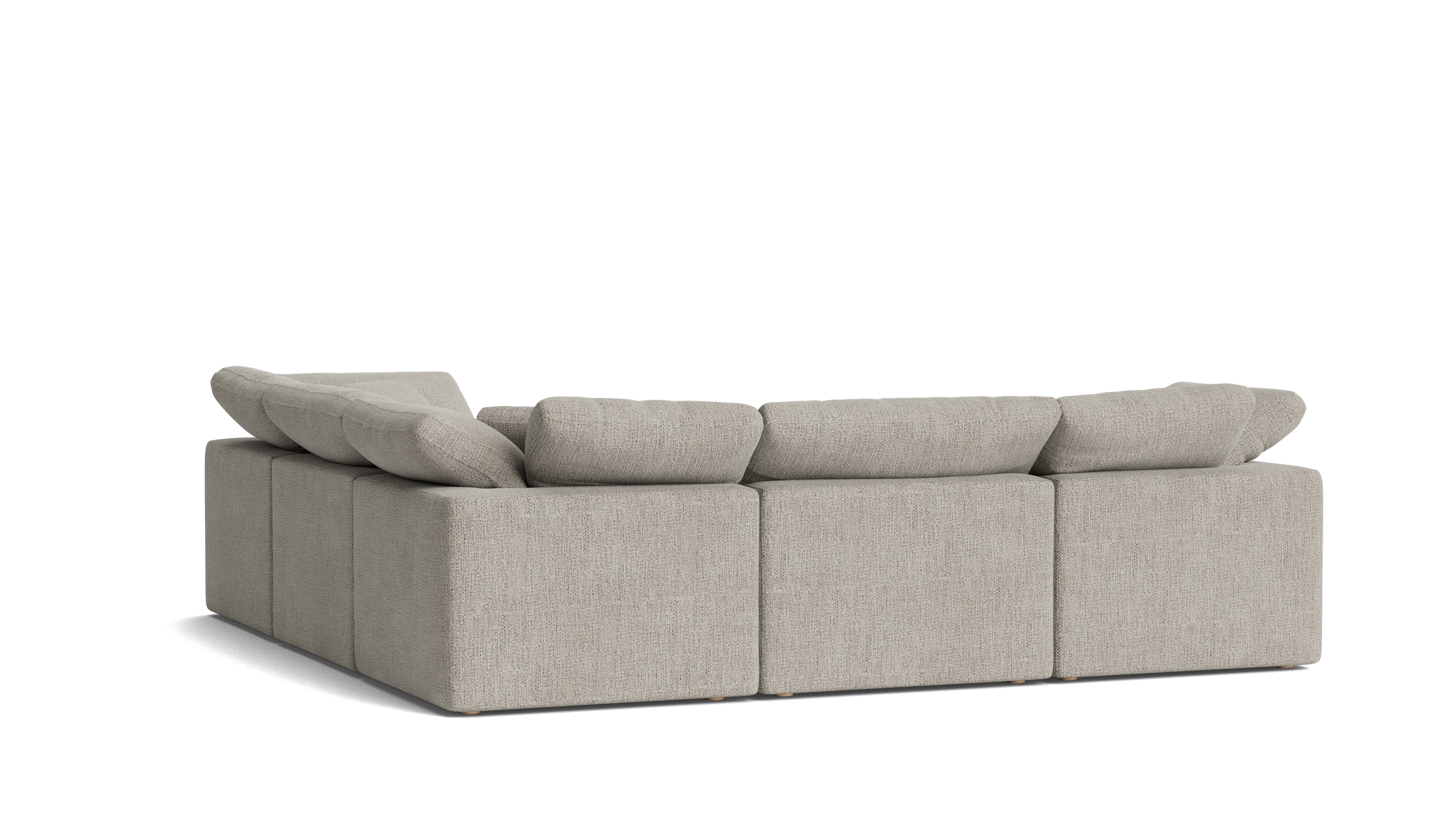 Movie Night™ 5 - Piece Modular Sectional Closed, Standard, Oatmeal - Sundays CompanySEC-YJ-915-007