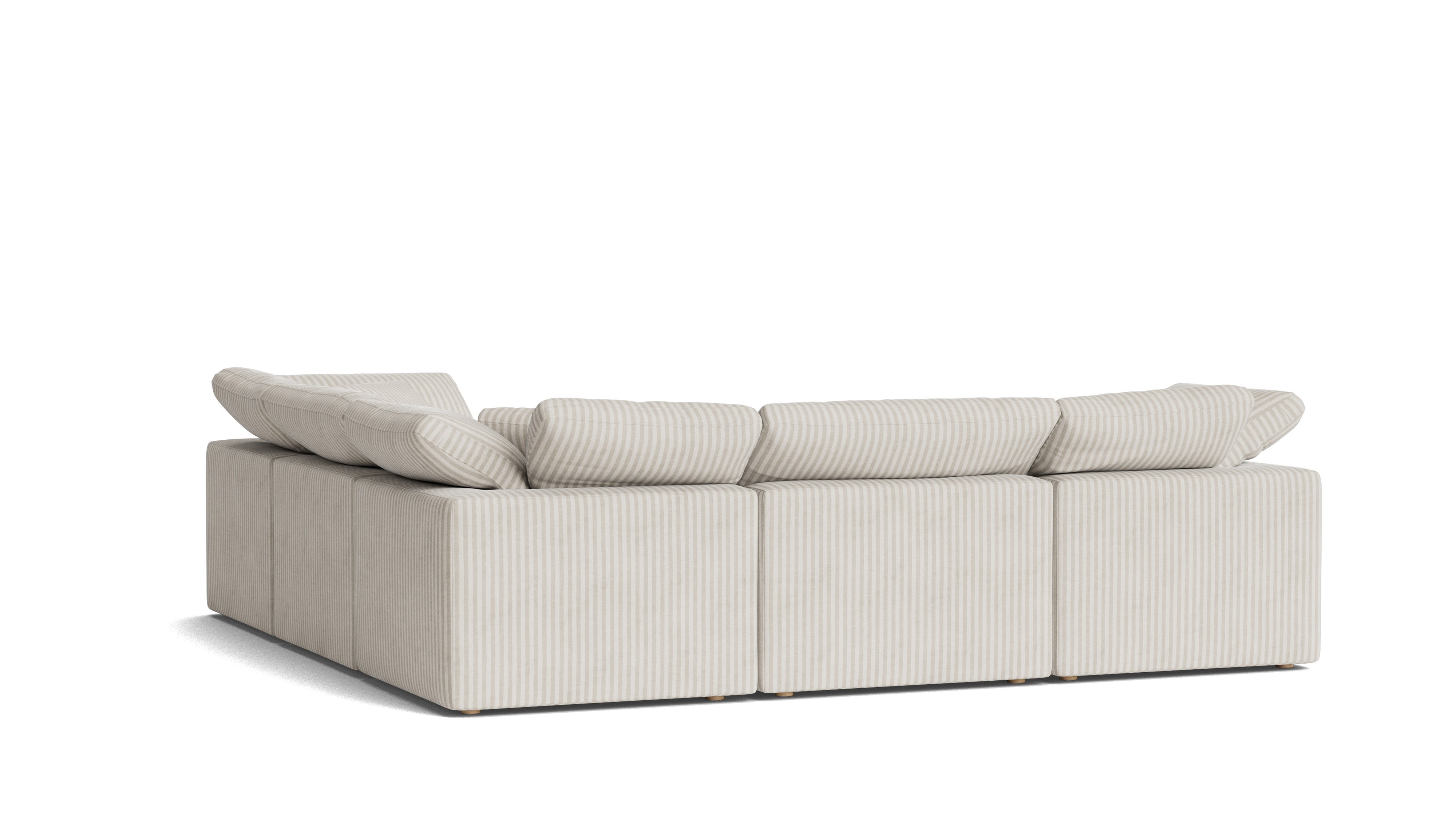 Movie Night™ 5 - Piece Modular Sectional Closed, Standard, Newport Stripe - Sundays CompanySEC-YJ-915-011