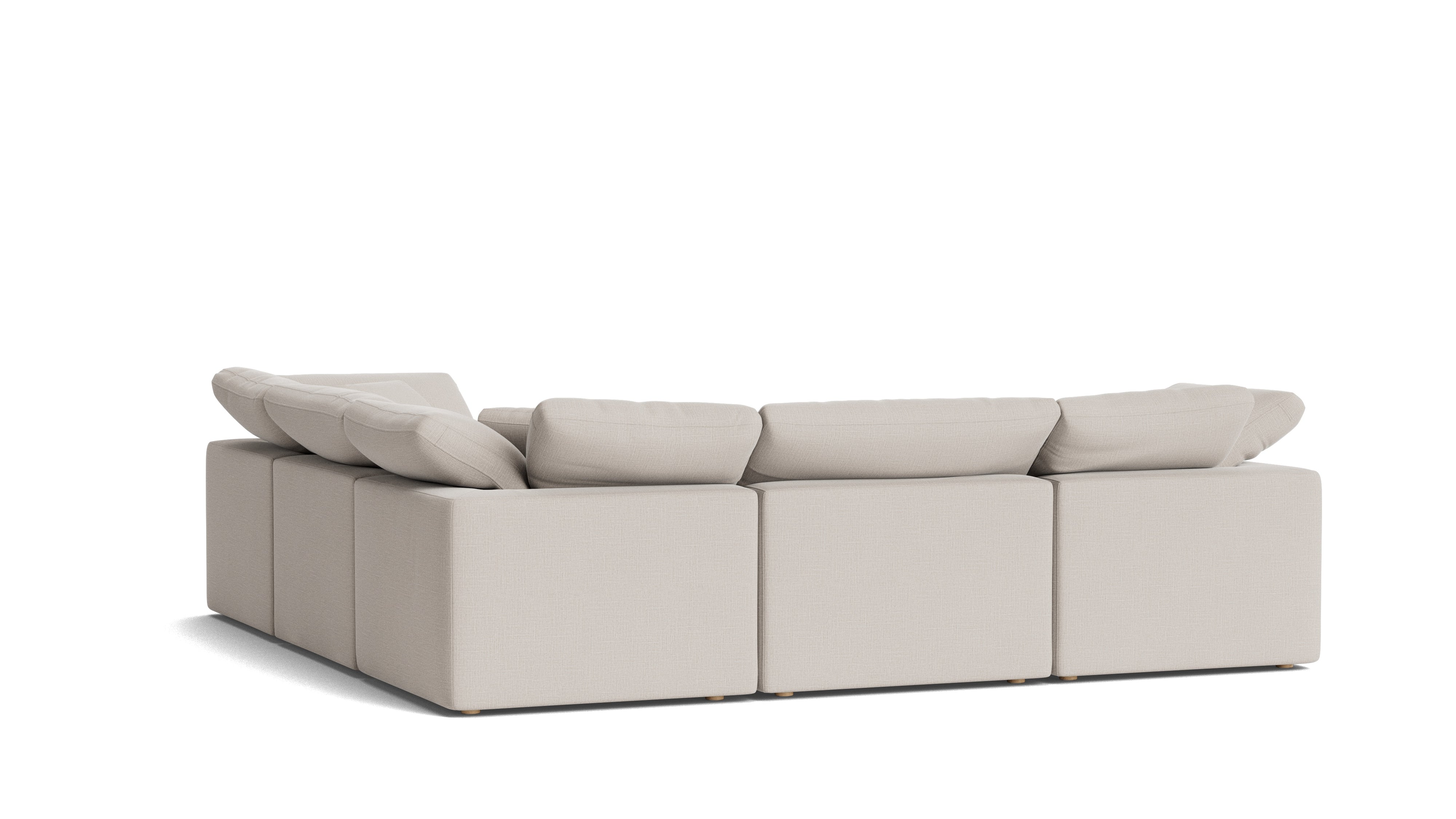 Movie Night™ 5 - Piece Modular Sectional Closed, Standard, Clay - Sundays CompanySEC-YJ-915-015