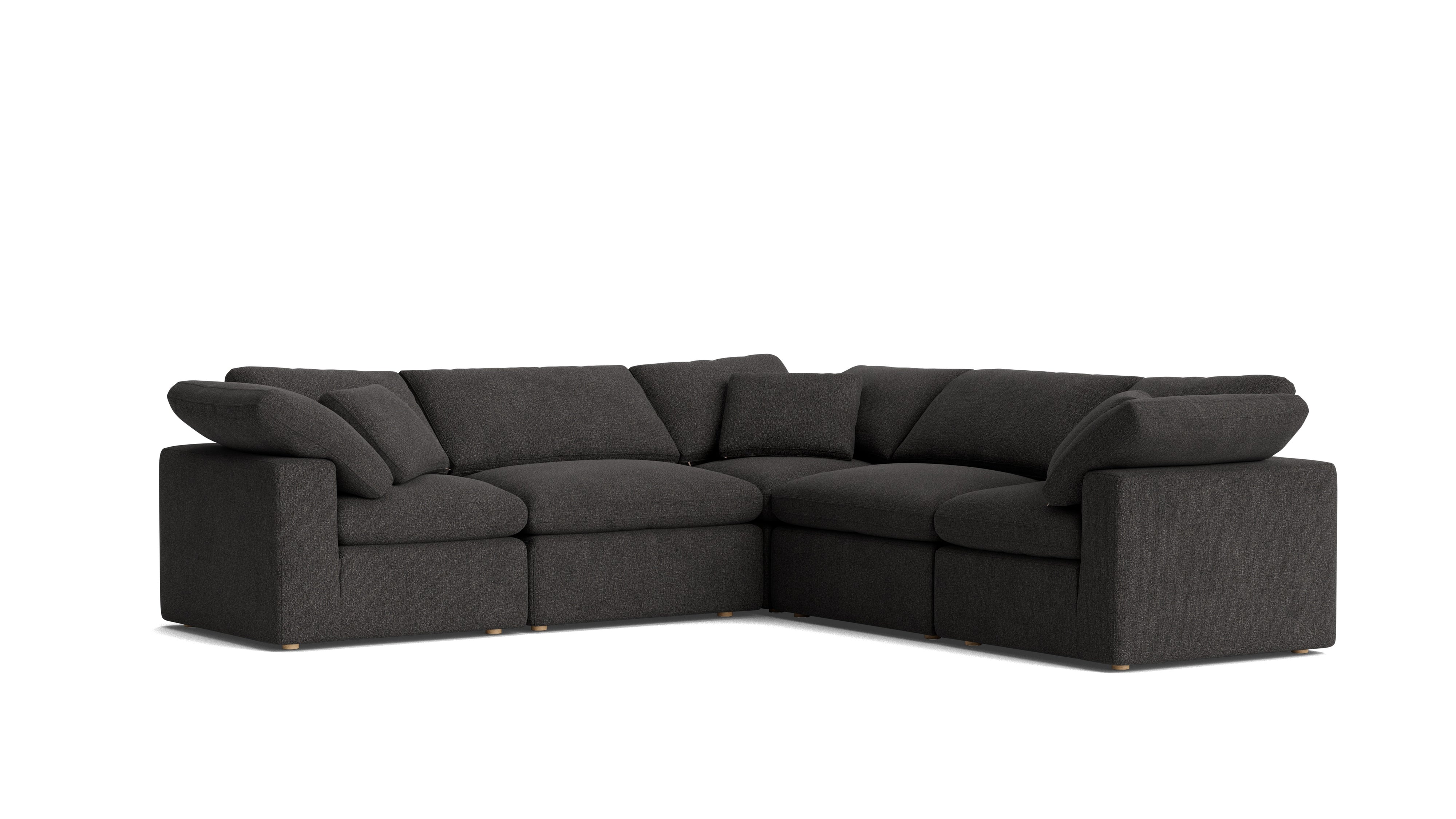 Movie Night™ 5 - Piece Modular Sectional Closed, Standard, Dark Shadow - Sundays CompanySEC-YJ-915-025
