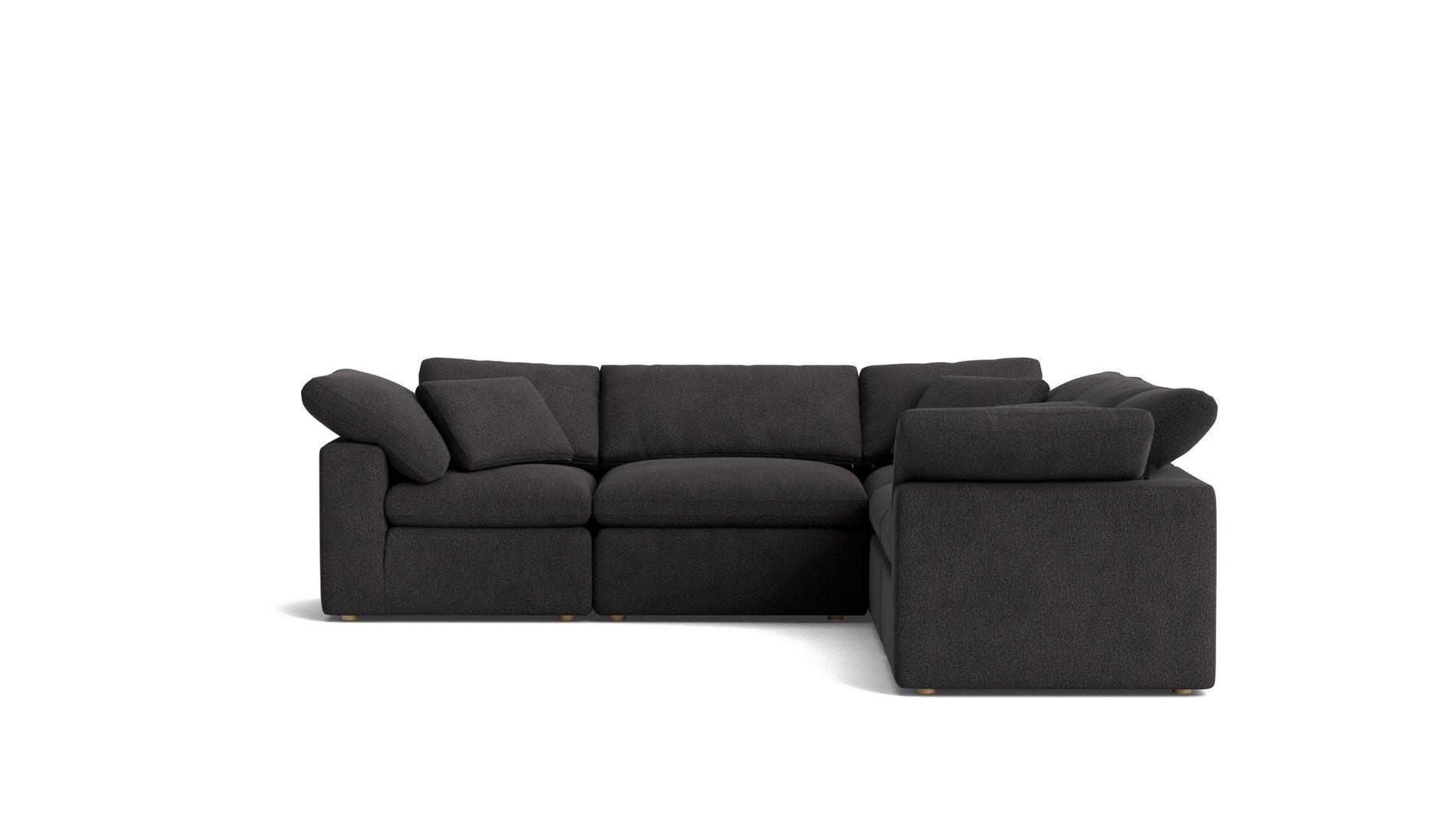 Movie Night™ 5-Piece Modular Sectional Closed, Standard, Dark Shadow_image