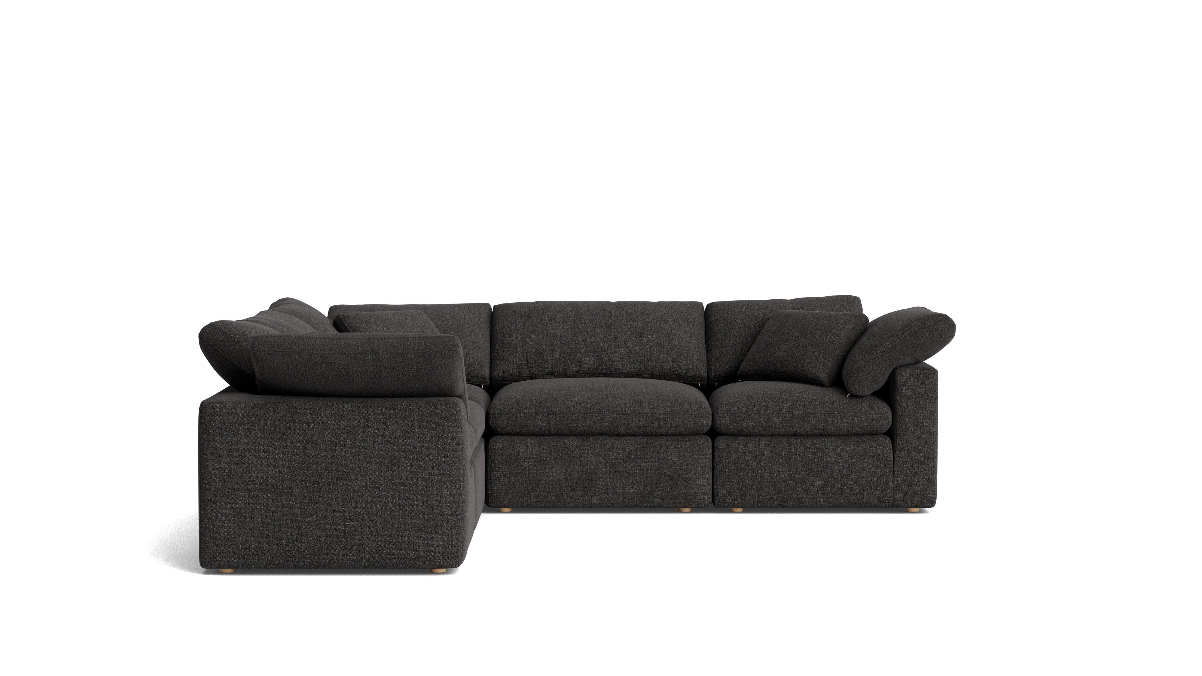 Movie Night™ 5-Piece Modular Sectional Closed, Standard, Dark Shadow