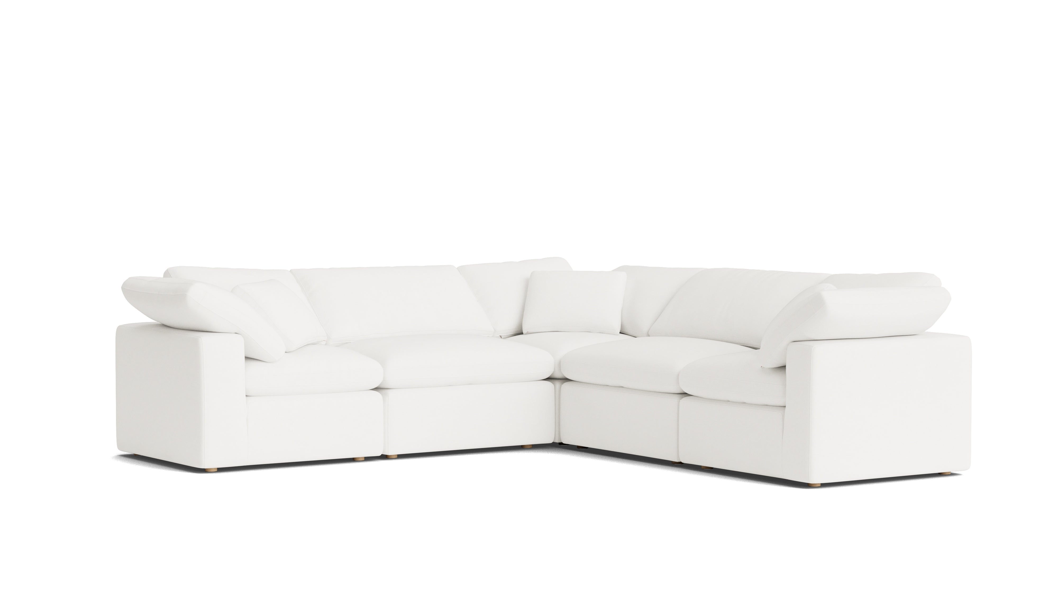 Movie Night™ 5 - Piece Modular Sectional Closed, Standard, Brie - Sundays CompanySEC-YJ-915-037