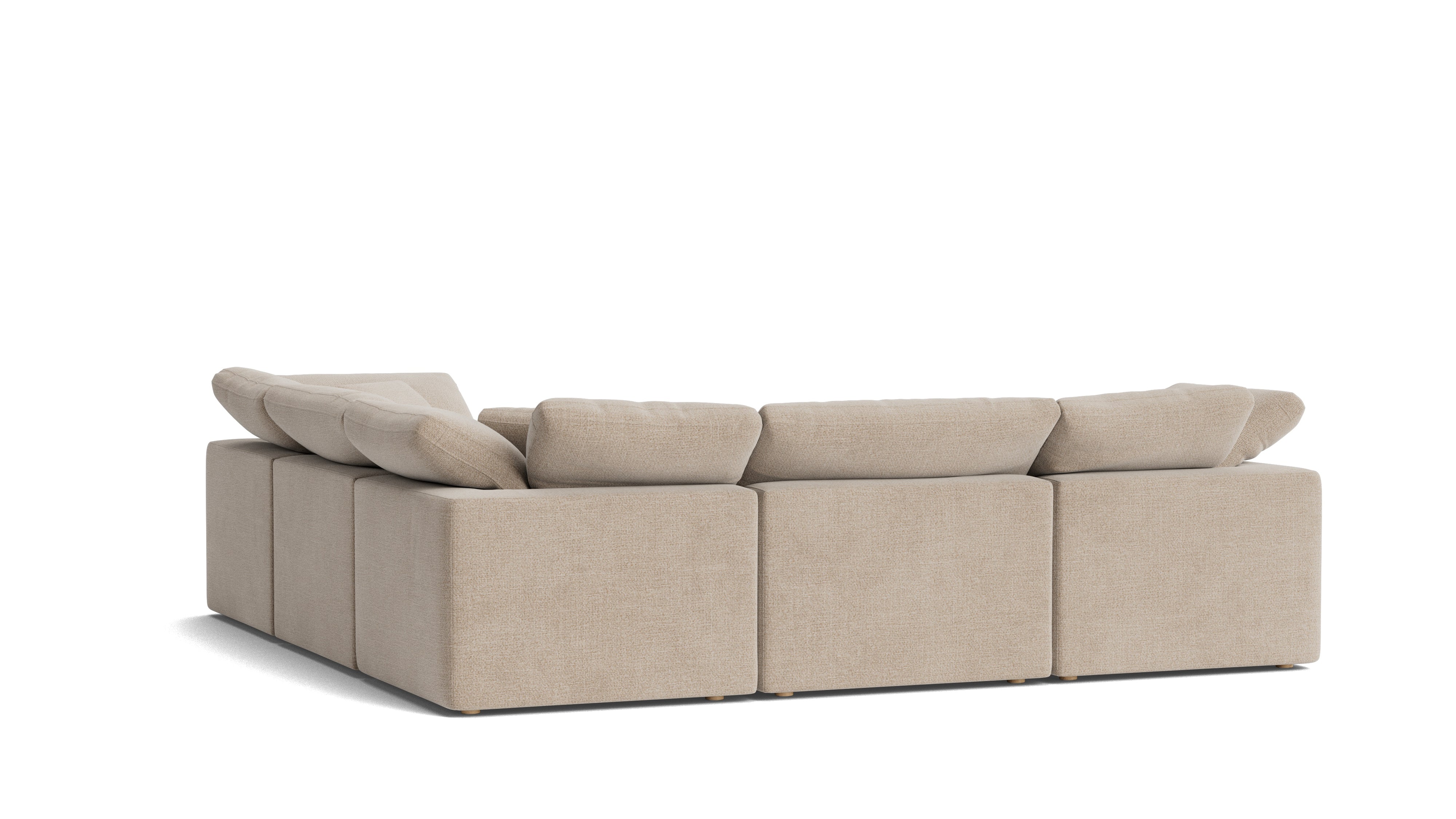 Movie Night™ 5 - Piece Modular Sectional Closed, Standard, Champagne - Sundays CompanySEC-YJ-915-041