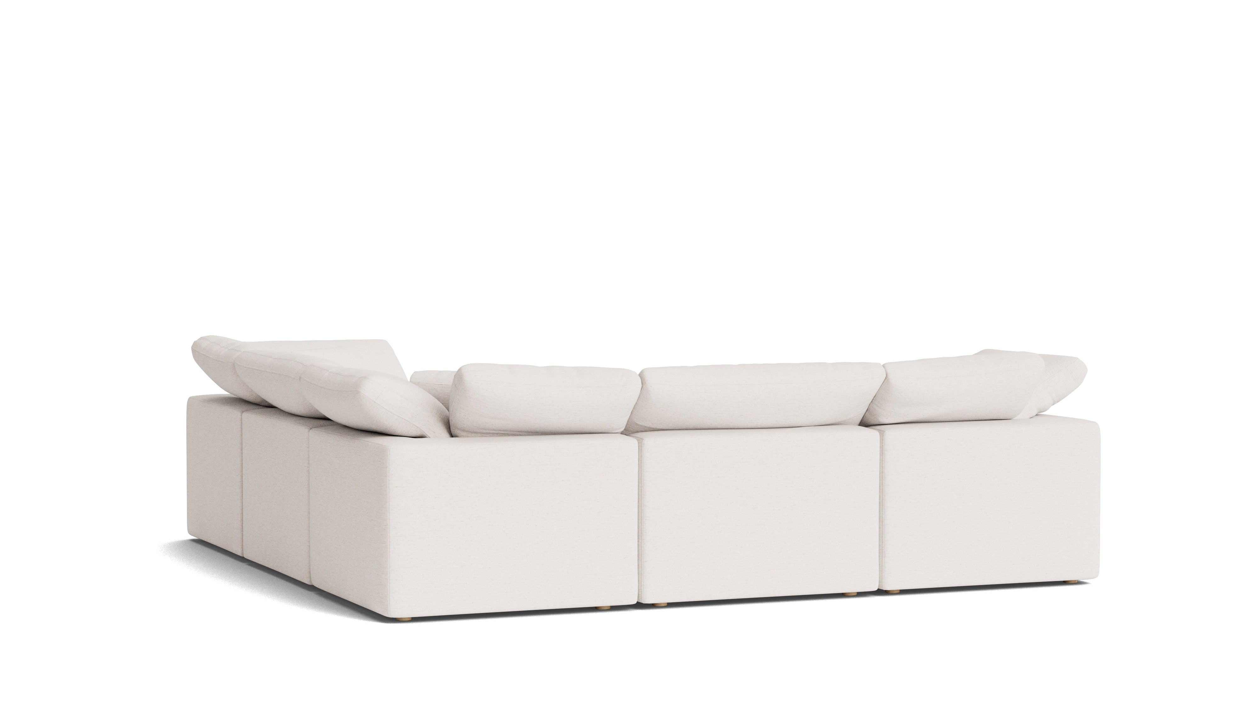 Movie Night™ 5-Piece Modular Sectional Closed, Standard, Nomad Snow