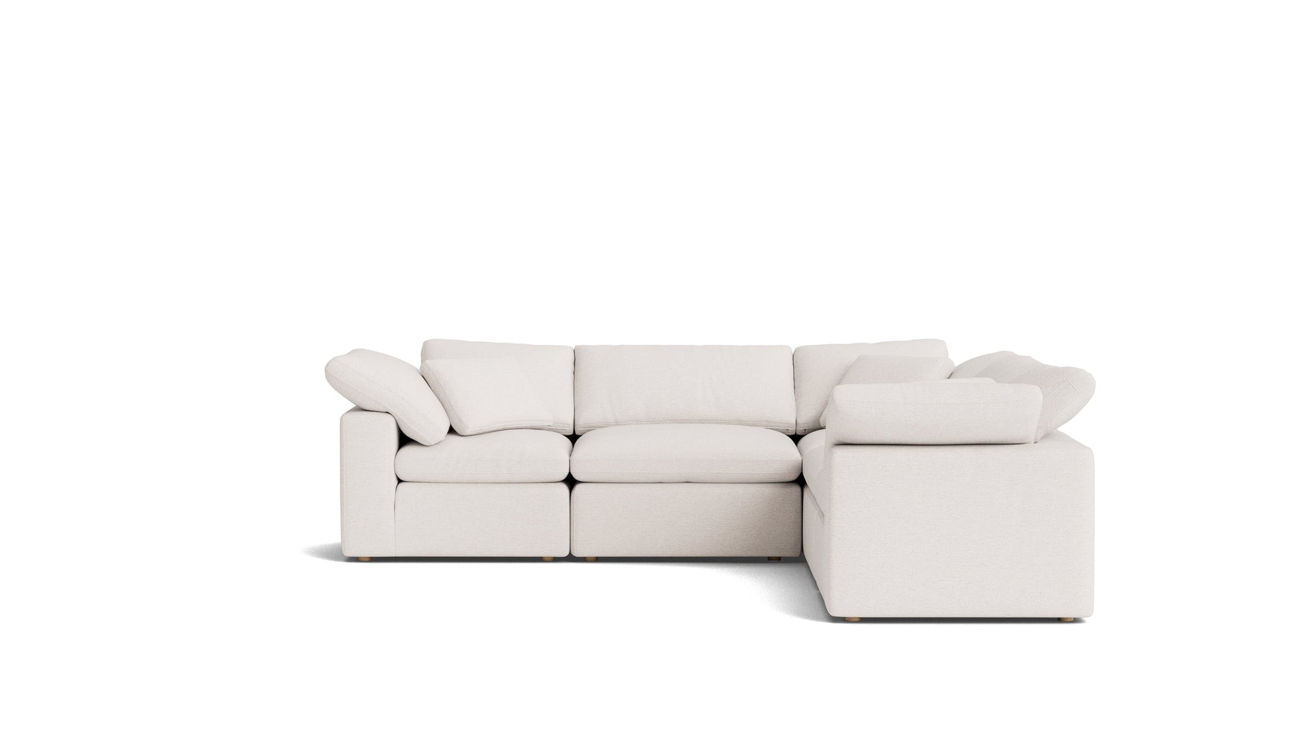 Movie Night™ 5-Piece Modular Sectional Closed, Standard, Nomad Snow_image