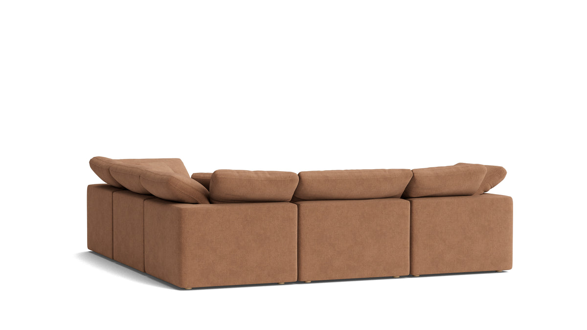 Movie Night™ 5-Piece Modular Sectional Closed, Standard, Spice