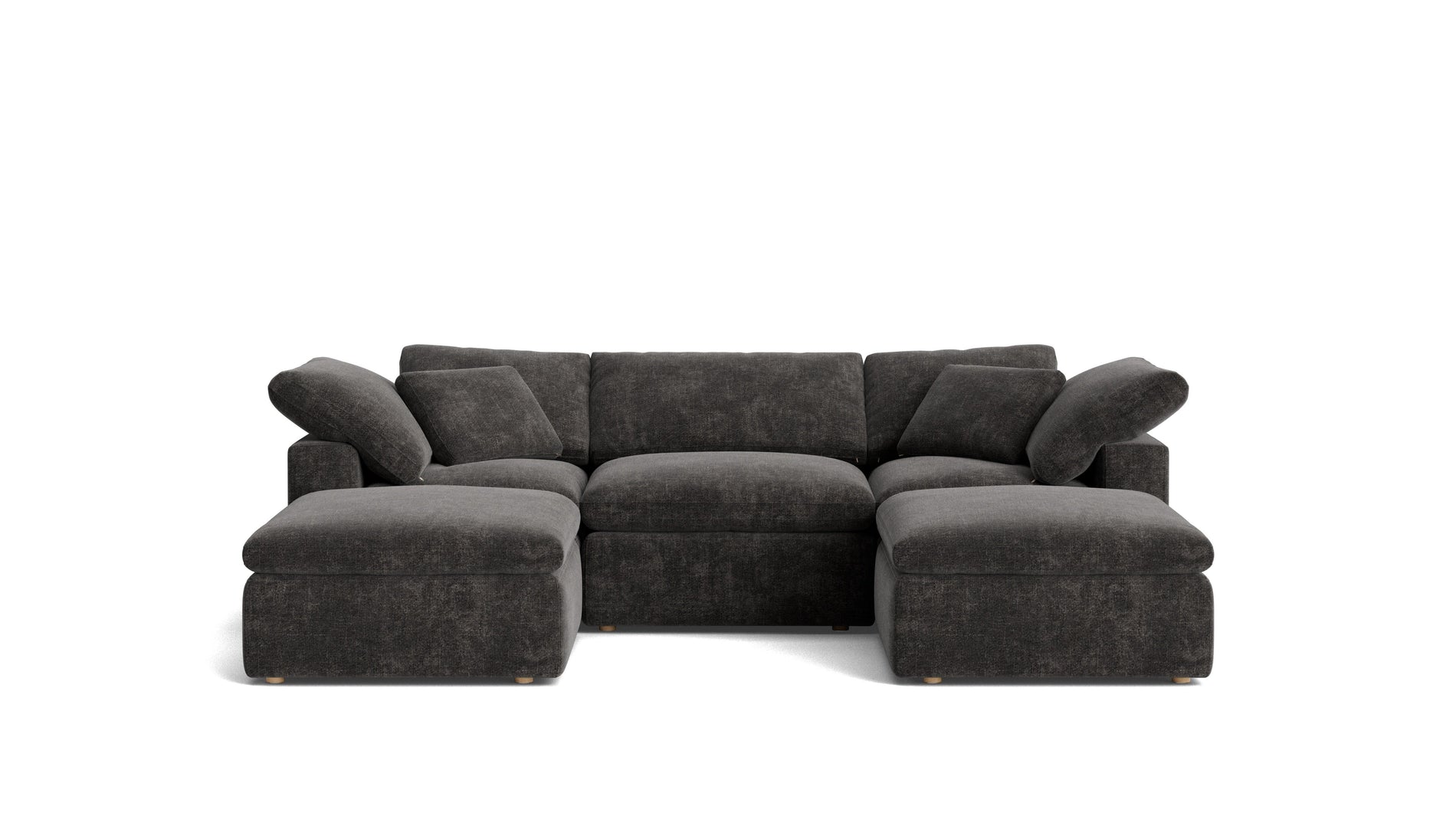 Movie Night™ 5-Piece Modular U-Shaped Sectional, Standard, Truffle_image