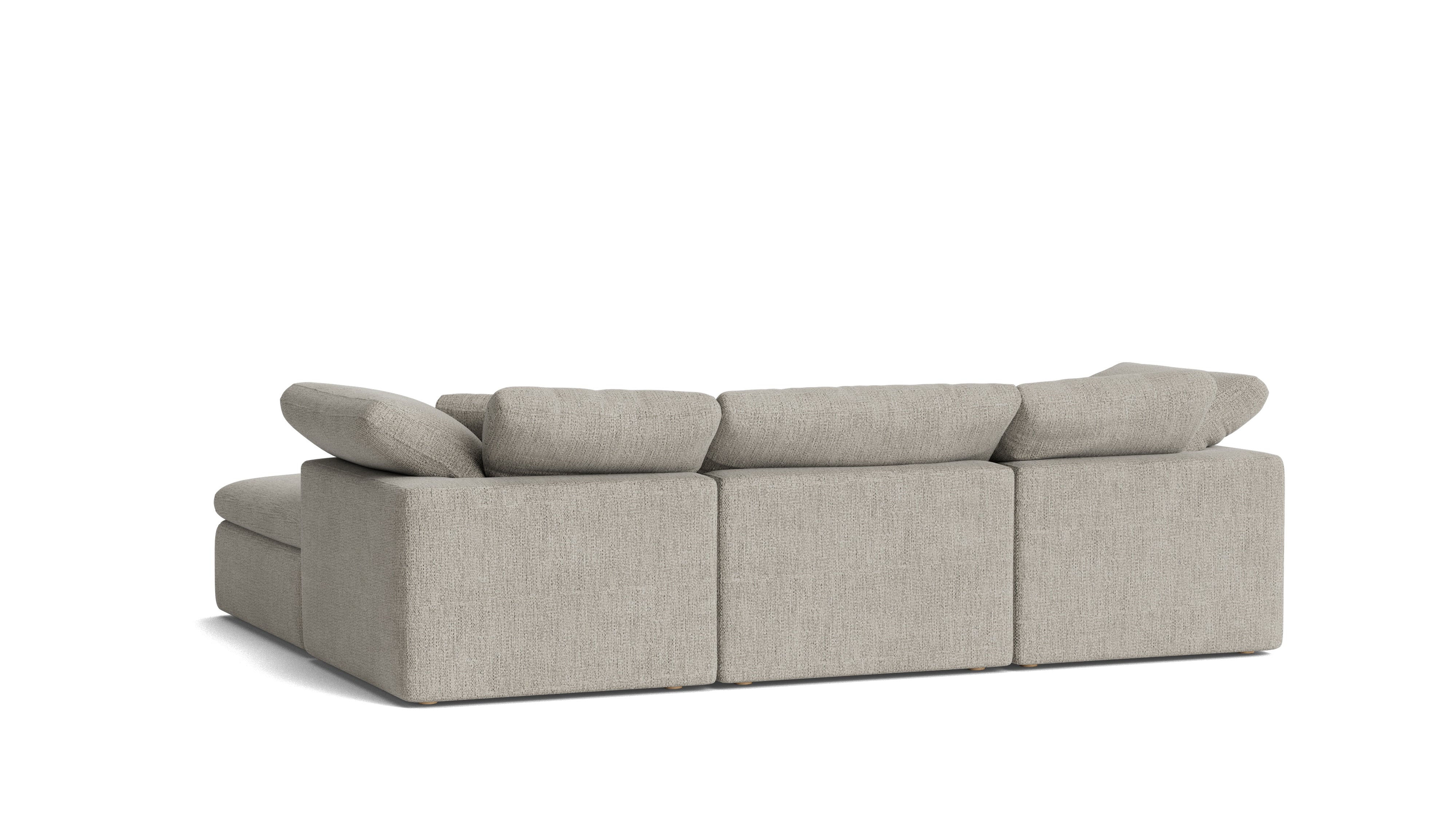 Movie Night™ 5 - Piece Modular U - Shaped Sectional, Standard, Oatmeal - Sundays CompanySEC-YJ-916-007