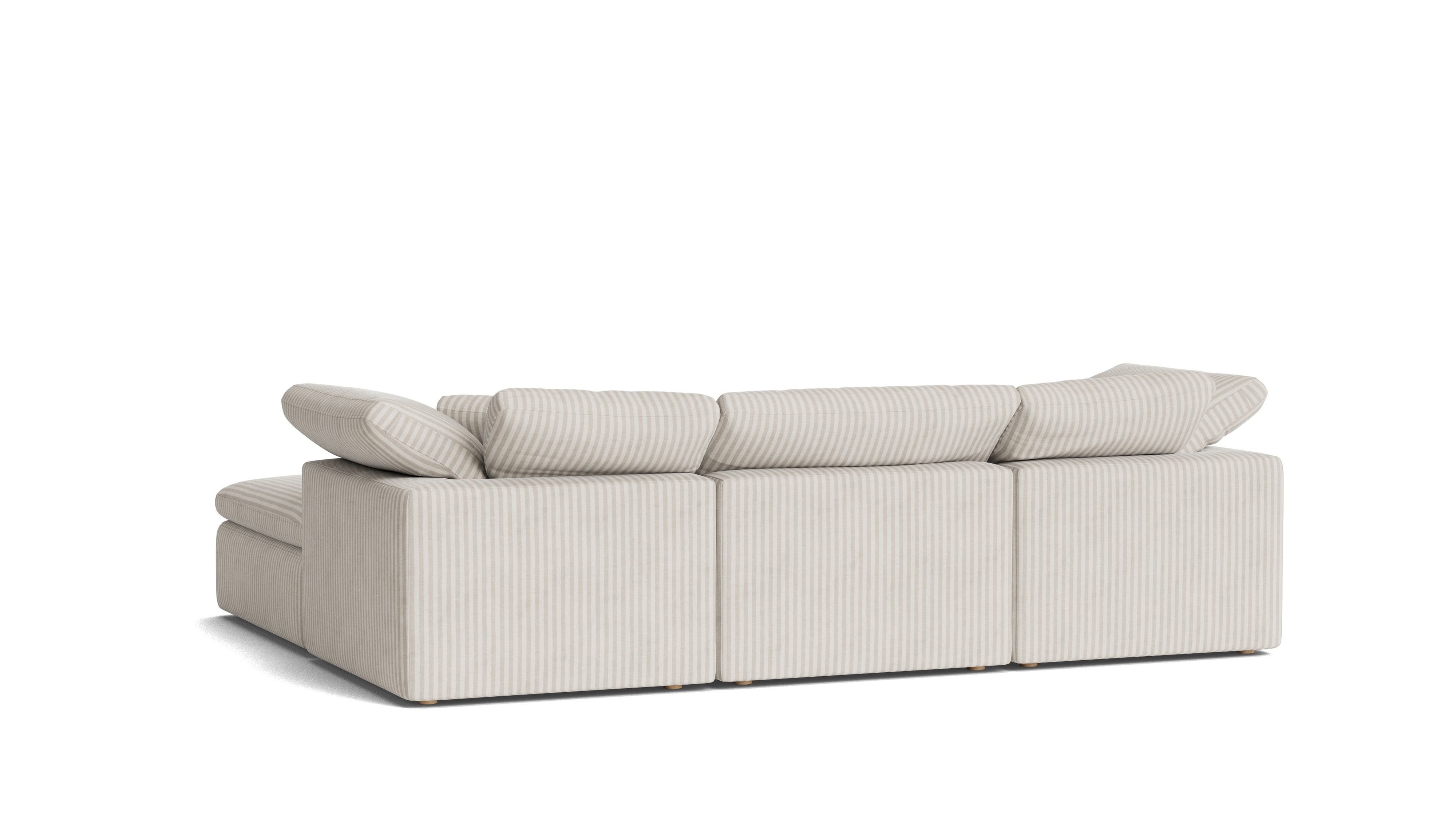 Movie Night™ 5 - Piece Modular U - Shaped Sectional, Standard, Newport Stripe - Sundays CompanySEC-YJ-916-011