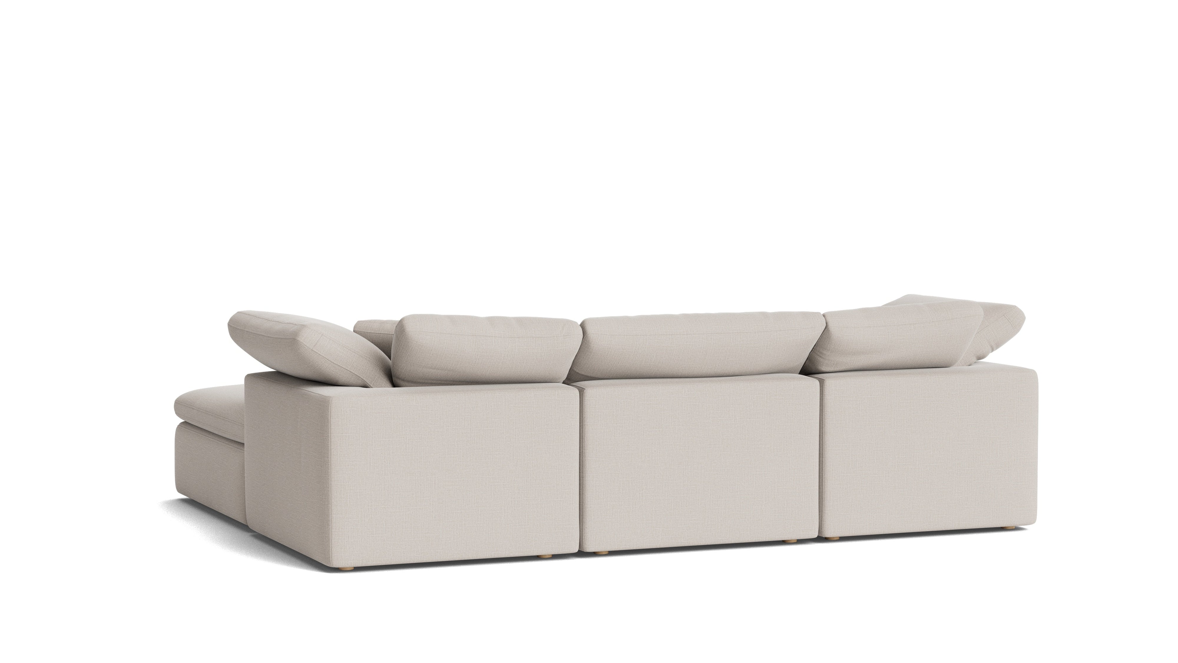 Movie Night™ 5-Piece Modular U-Shaped Sectional, Standard, Clay