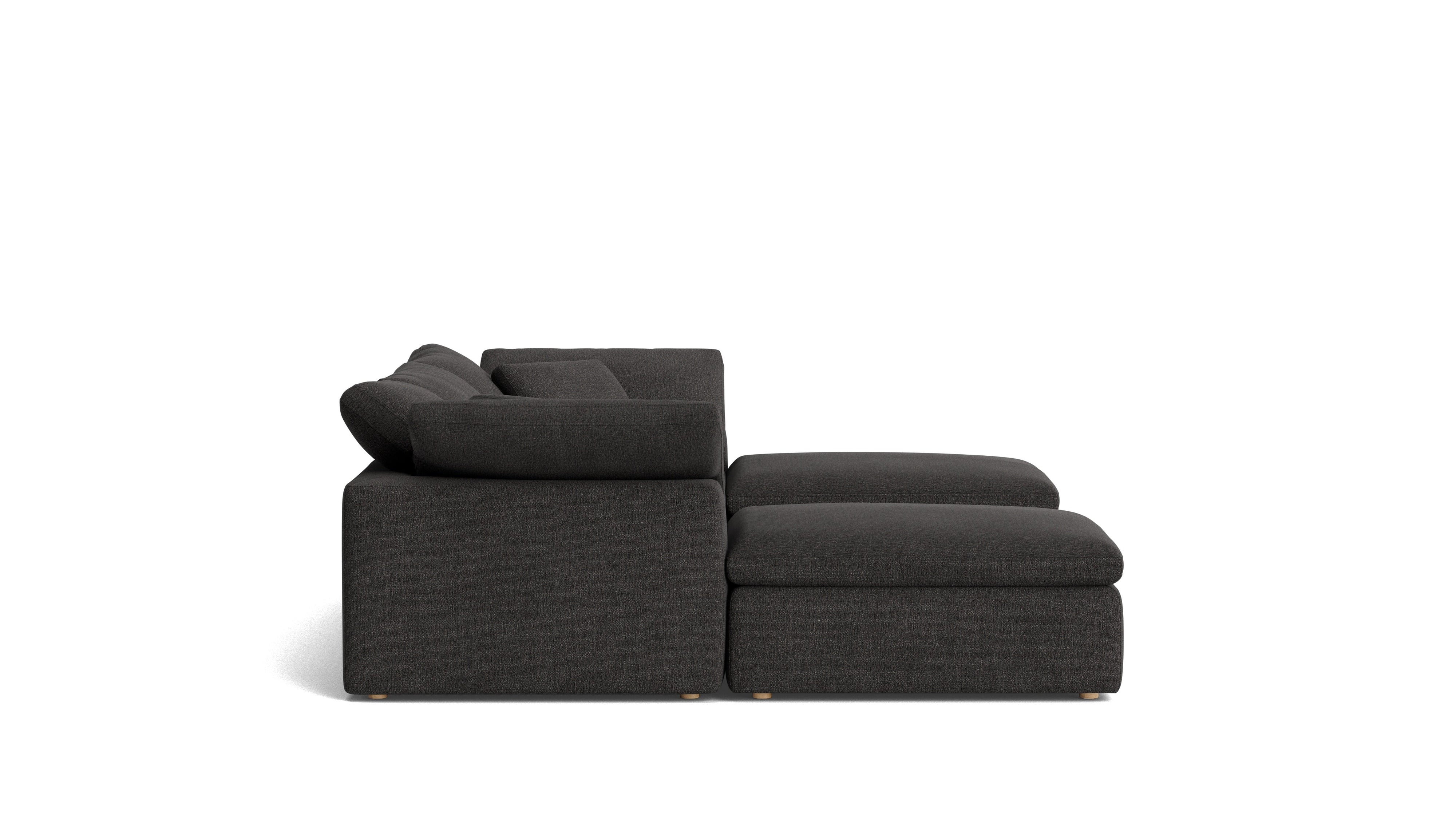 Movie Night™ 5-Piece Modular U-Shaped Sectional, Standard, Dark Shadow